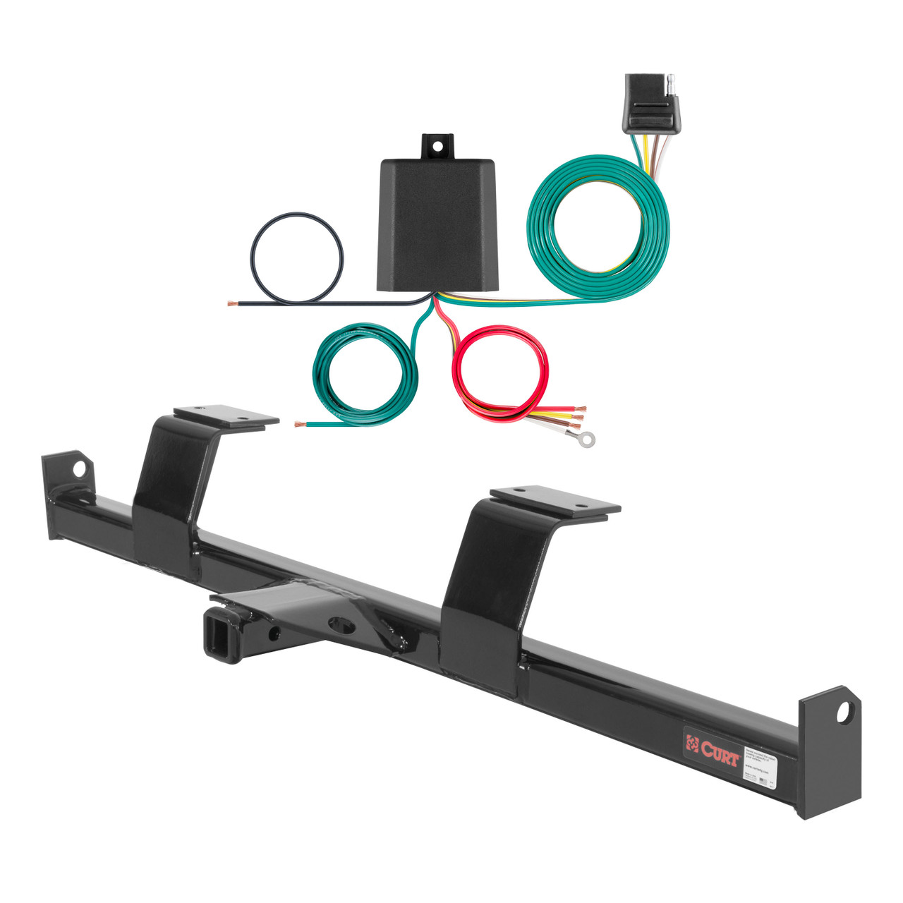 88 - 91 Mazda 929 Curt 1-1/4", Class 1 Trailer Tow Hitch + 4-flat Wiring Kit 11804 thumbnail 0