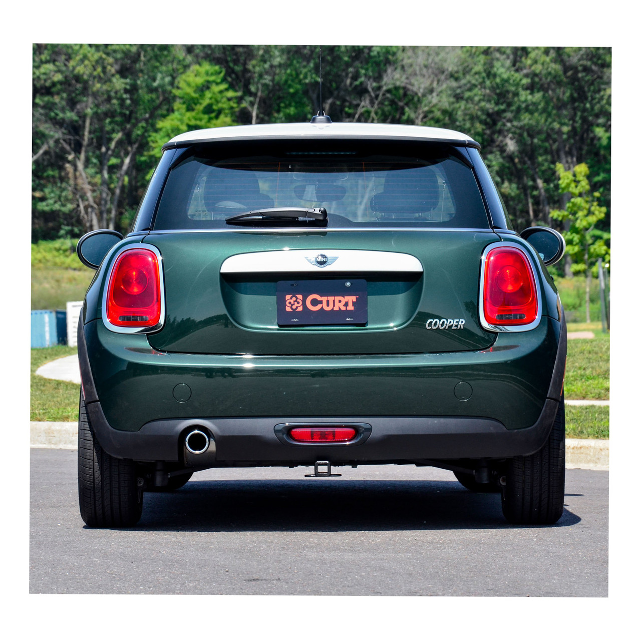 2014 - 2019 MINI Cooper Base, hatchback, excluding with spare tire Curt 1-1/4", Class 1 Trailer Tow Hitch + 4-flat Wiring Kit 11417 thumbnail 8