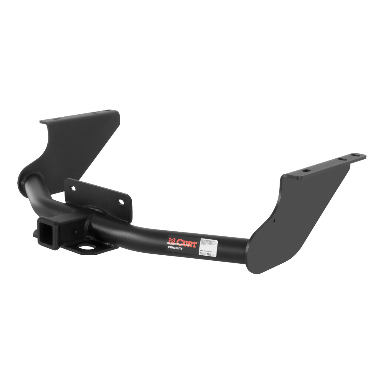 2011 - 2018 RAM 1500 Excluding factory receiver Curt 2", Class 5 Trailer Tow Hitch + 4-flat Wiring Kit 15572 thumbnail 2