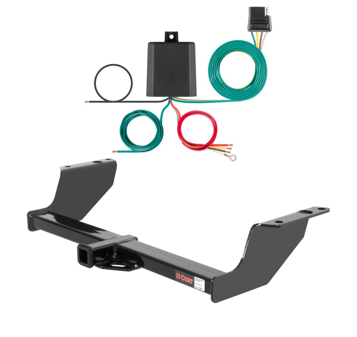 2009 Mazda B4000 2000 - 2005 models are no drill Curt 1-1/4", Class 2 Trailer Tow Hitch + 4-flat Wiring Kit 12012 thumbnail 0