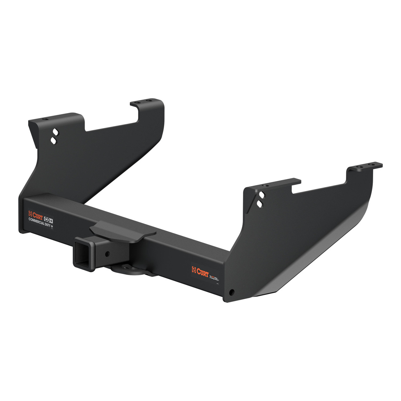 2014 - 2017 RAM 3500 6' bed, with or without factory receiver Curt 2-1/2", Class 5 Trailer Tow Hitch + 4-flat Wiring Kit 15803 thumbnail 2