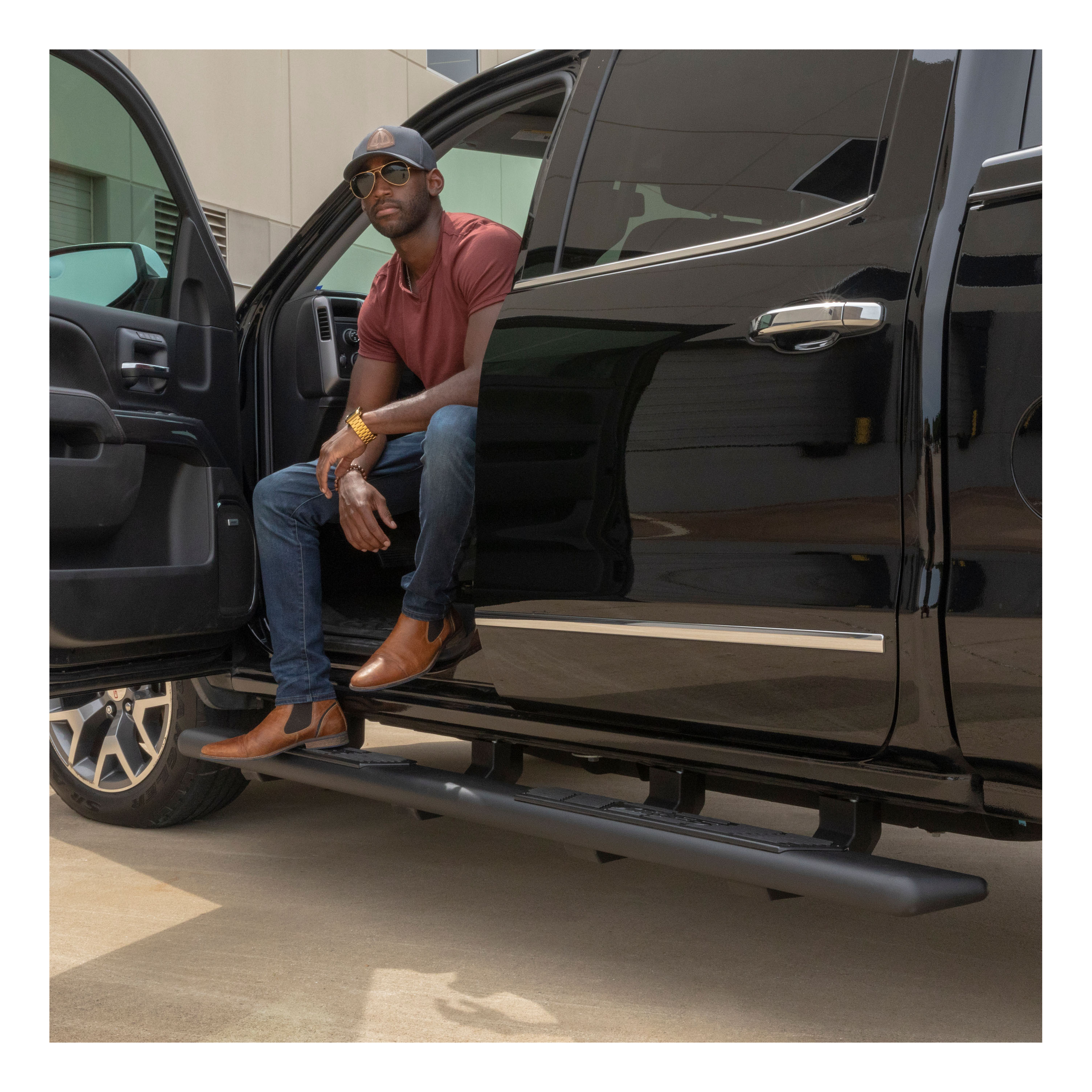 ARIES 2558052 AscentStep Black Steel 5-1/2 x 85-Inch Truck Running Boards, Select Ford Ranger Crew Cab thumbnail 17