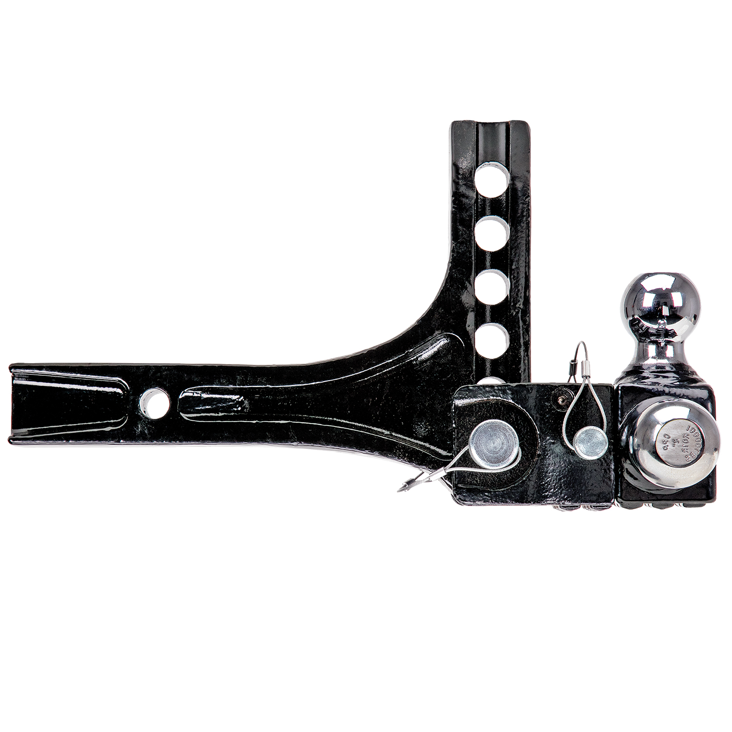 Draw-tite Adjustable Trailer Hitch Ball Mount (1-7/8 in., 2 in., 2-5/16 in. Trailer Balls), Fits, 2 in. Receiver, 10.5 in. Drop, 14,000 lbs. Capacity thumbnail 2