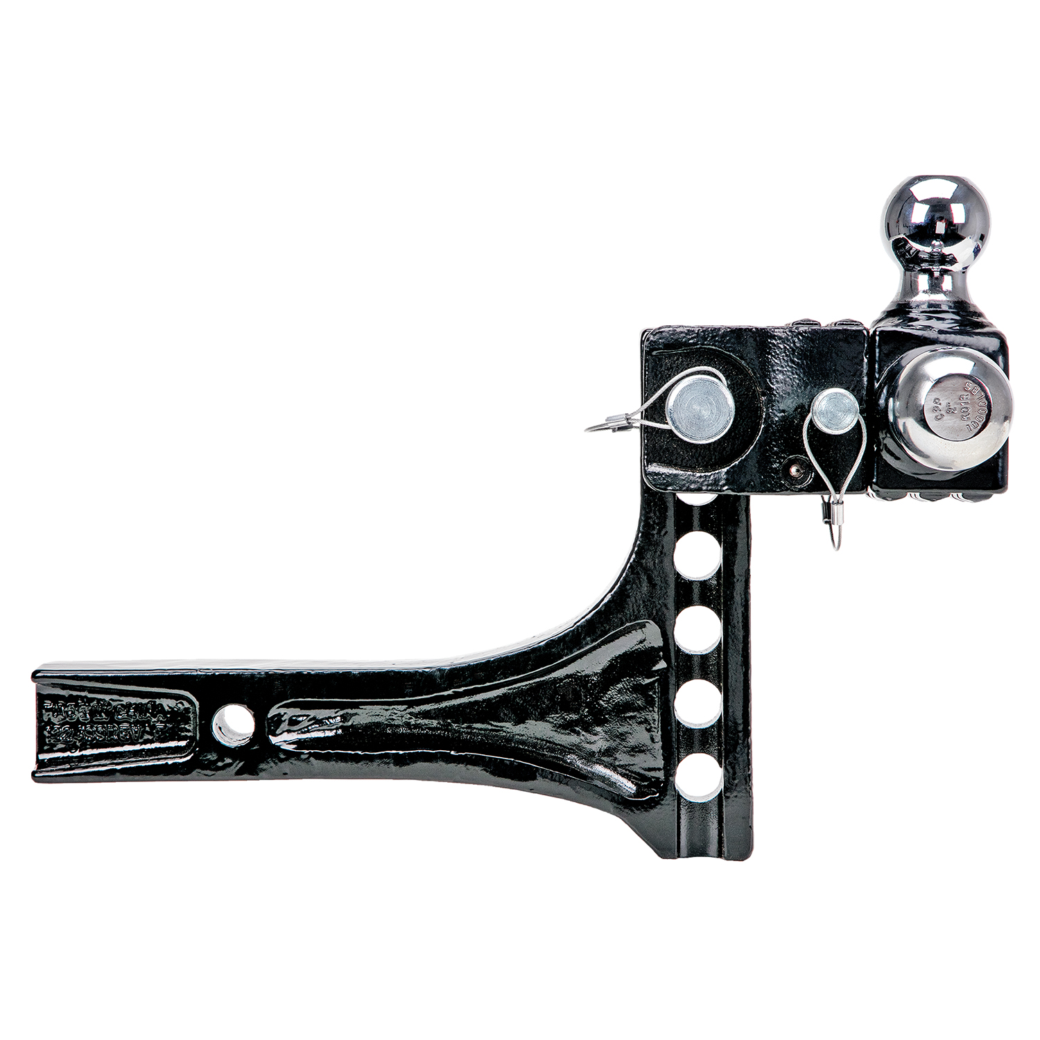 Draw-tite Adjustable Trailer Hitch Ball Mount (1-7/8 in., 2 in., 2-5/16 in. Trailer Balls), Fits, 2 in. Receiver, 10.5 in. Drop, 14,000 lbs. Capacity thumbnail 3