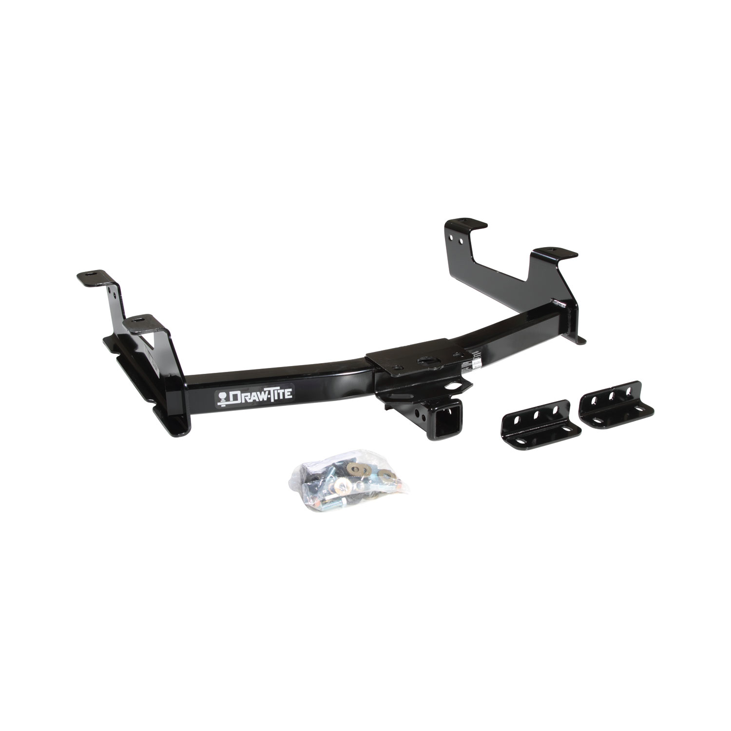 Draw-tite Class 4 Trailer Hitch, 2" Square Receiver, Black for Select Chevrolet Silverado 2500 HD, Chevrolet Silverado 3500 HD, GMC Sierra 2500 HD, GMC Sierra 3500 HD 75707 thumbnail 0