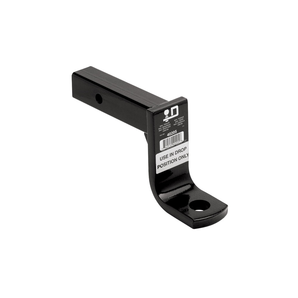 Draw-tite Trailer Hitch Ball Mount, Fits 2 in. Receiver, 6 in. Drop, 10,000 lbss. Capacity, Black thumbnail 0