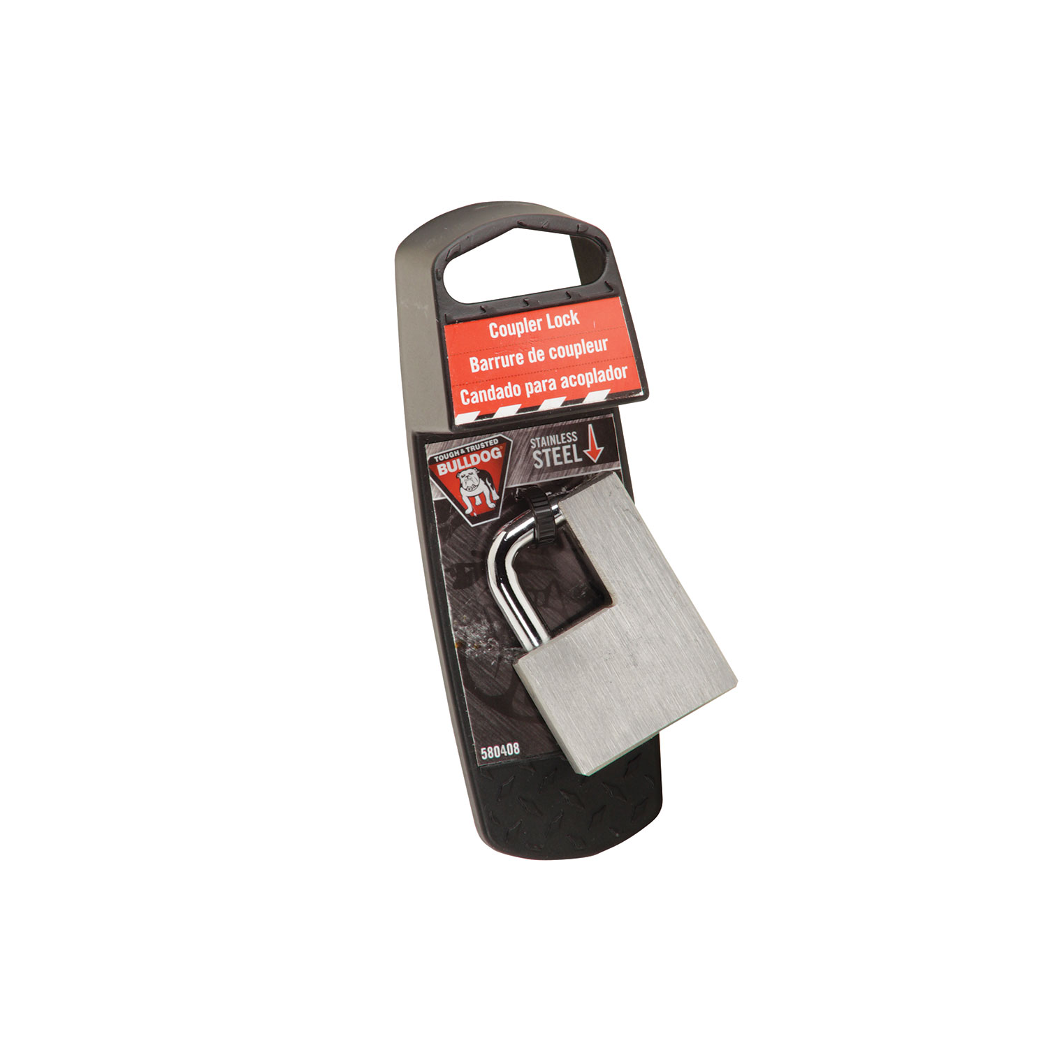 Draw-tite Trailer Coupler Lock, Stainless Steel thumbnail 1