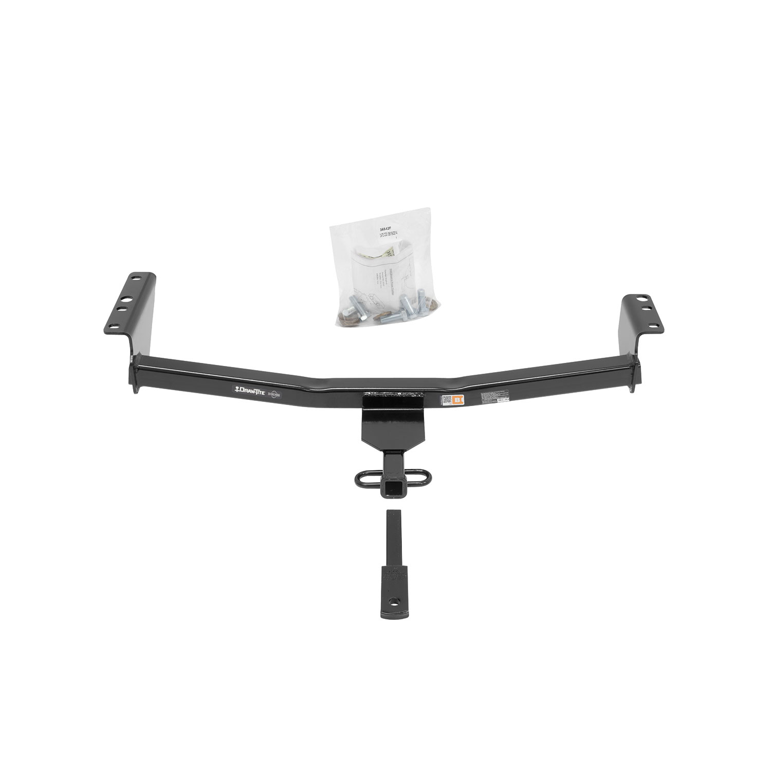 Draw-tite Class 2 Trailer Hitch, 1-1/4" Square Receiver, Black for Select Nissan Rogue, Nissan Rogue Select 36542 thumbnail 9