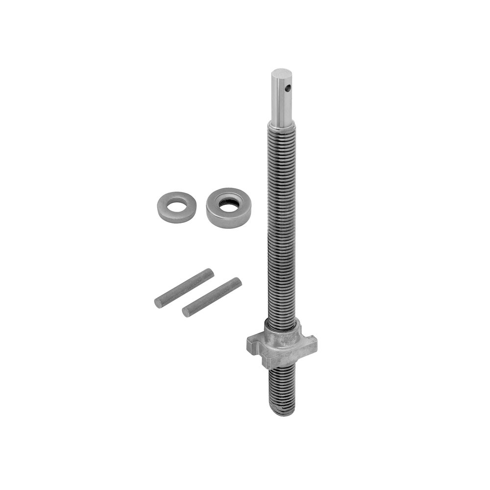 Bulldog Trailer Jack Replacement Part, Screw & Nut Kit -10K (PM NUT) (Contains: (1) Screw & Nut Assembly, (1) Thrust Bearing 12K, (1) Washer, (2) Retaining Pin & Service Bulletin) thumbnail 0