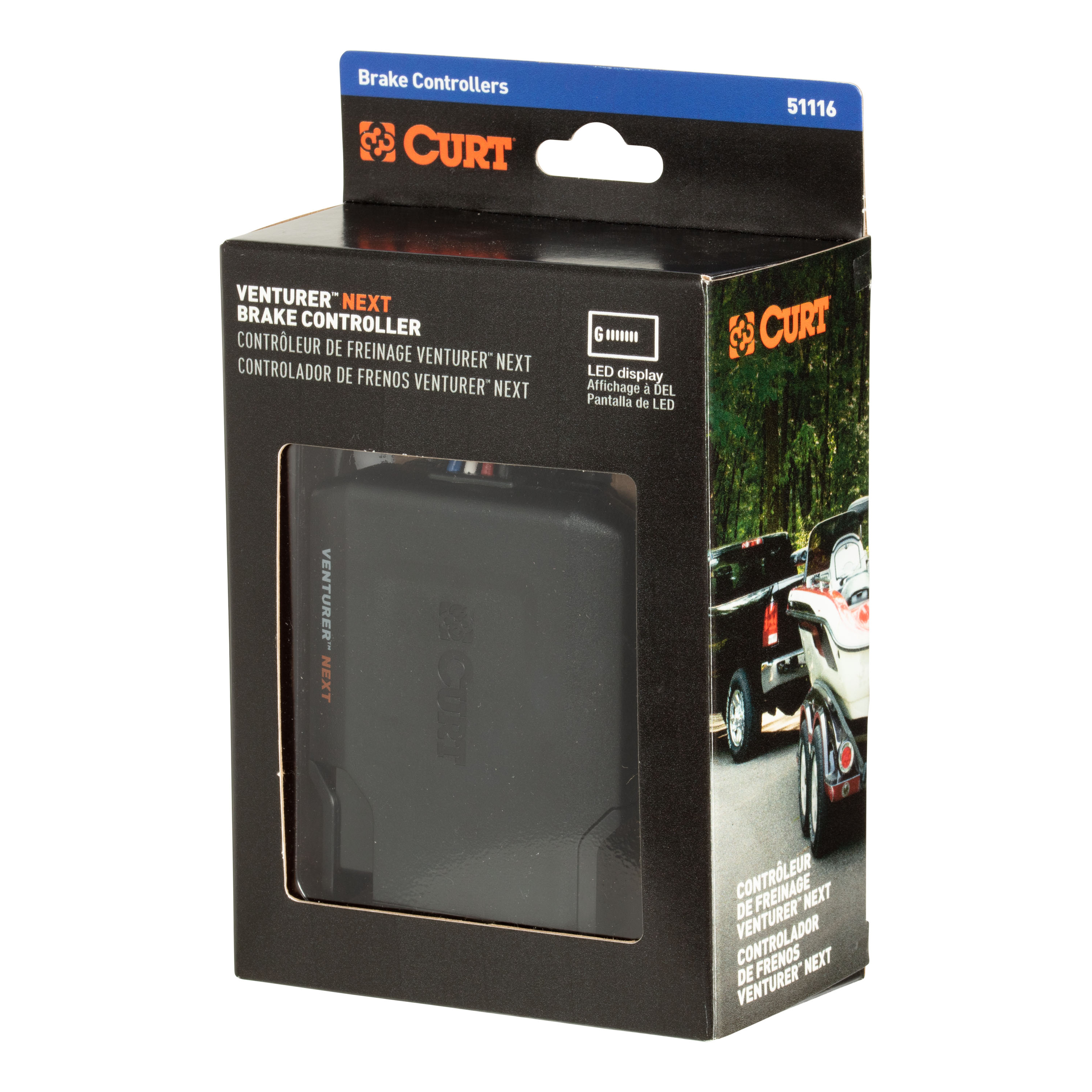 2003-2004 GMC Sierra 2500 CURT Venturer NEXT Time-Delay Trailer Brake Controller 1-3 axles thumbnail 7