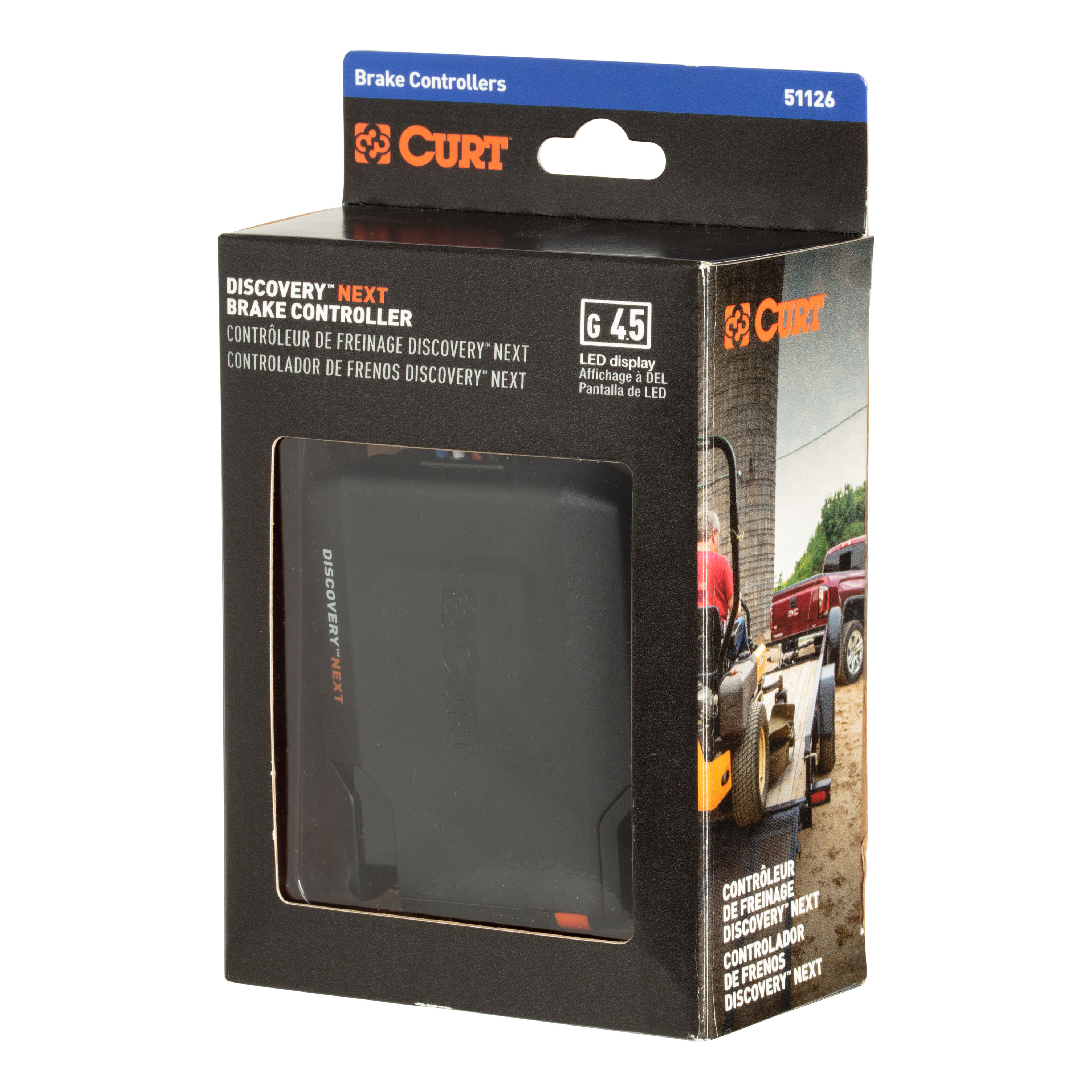 2012-2019 Lincoln MKT CURT Discovery NEXT Time-Delay Trailer Brake Controller 1-4 axles thumbnail 7