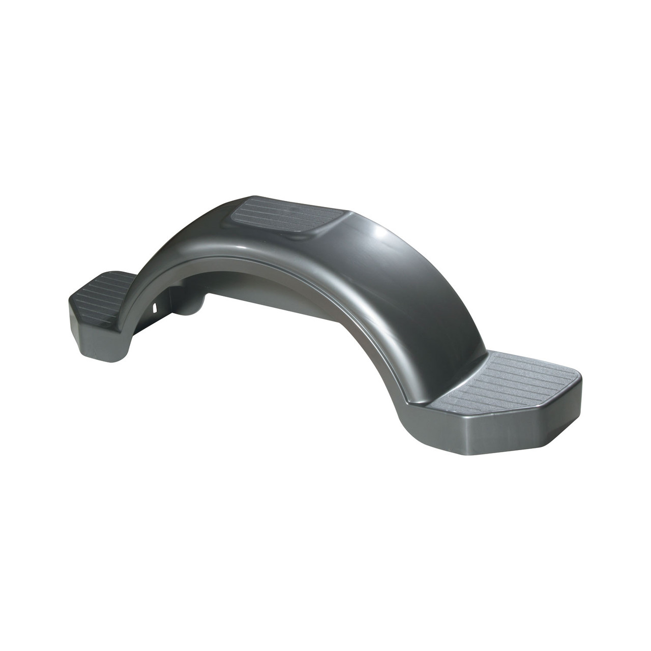 Fulton 12 in. Top & Side Step Black Trailer Fender FL008594 thumbnail 0