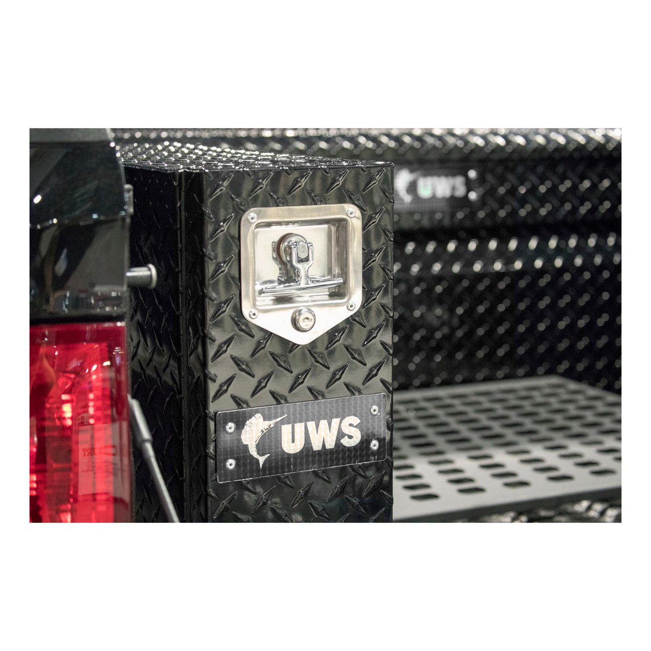 UWS Gloss Black Aluminum 22" Drawer Truck Tool Box DS-22-BLK thumbnail 7