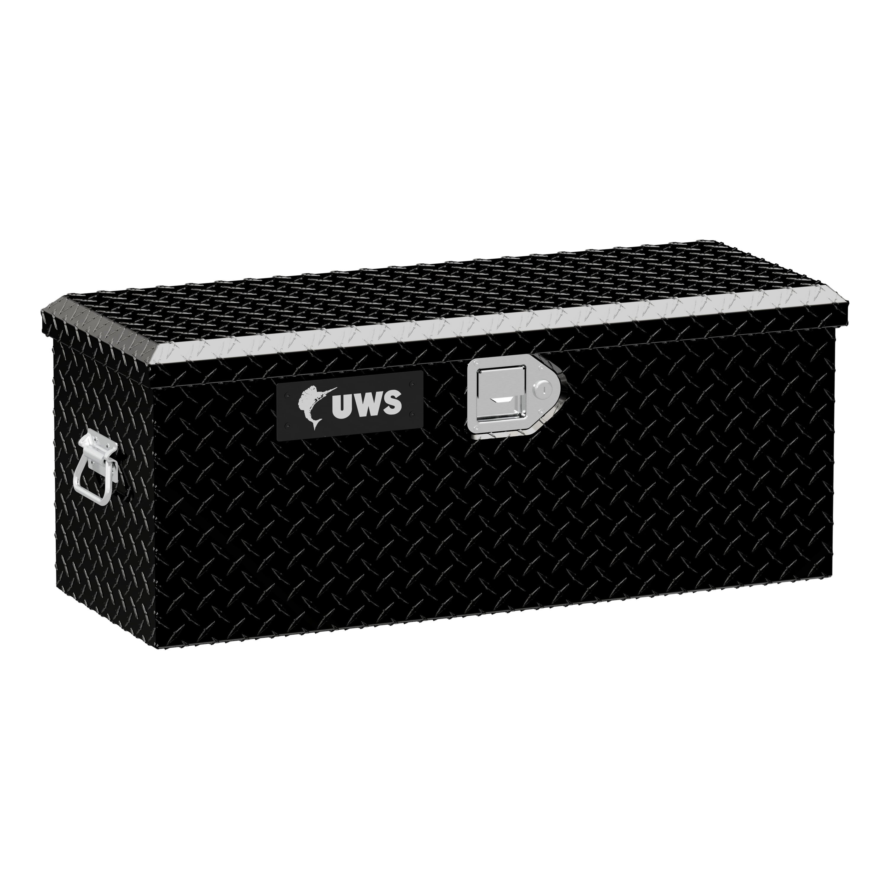UWS Gloss Black Aluminum ATV Tool Box ATV-BLK thumbnail 0