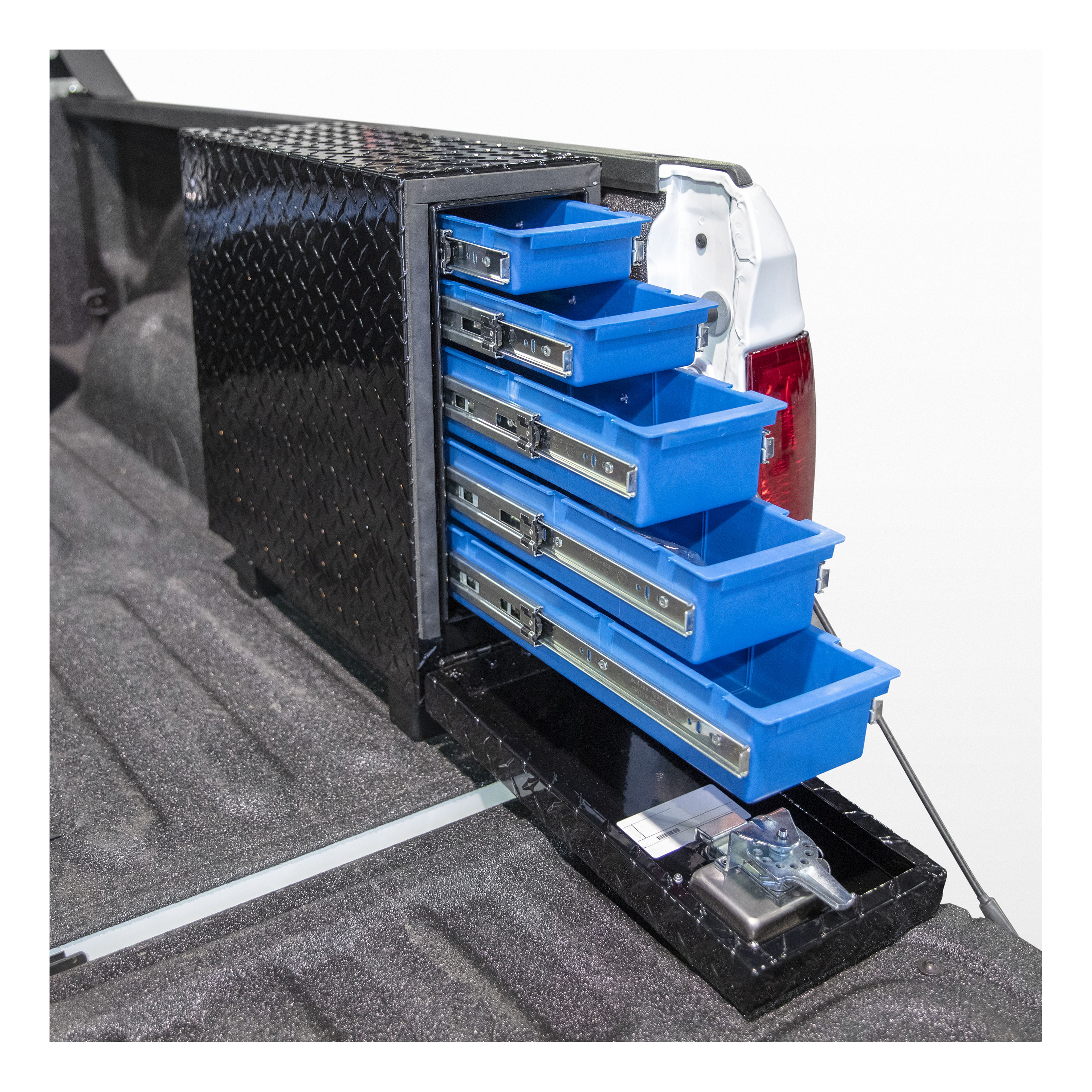 UWS Gloss Black Aluminum 18" Drawer Truck Tool Box DS-18-BLK thumbnail 6