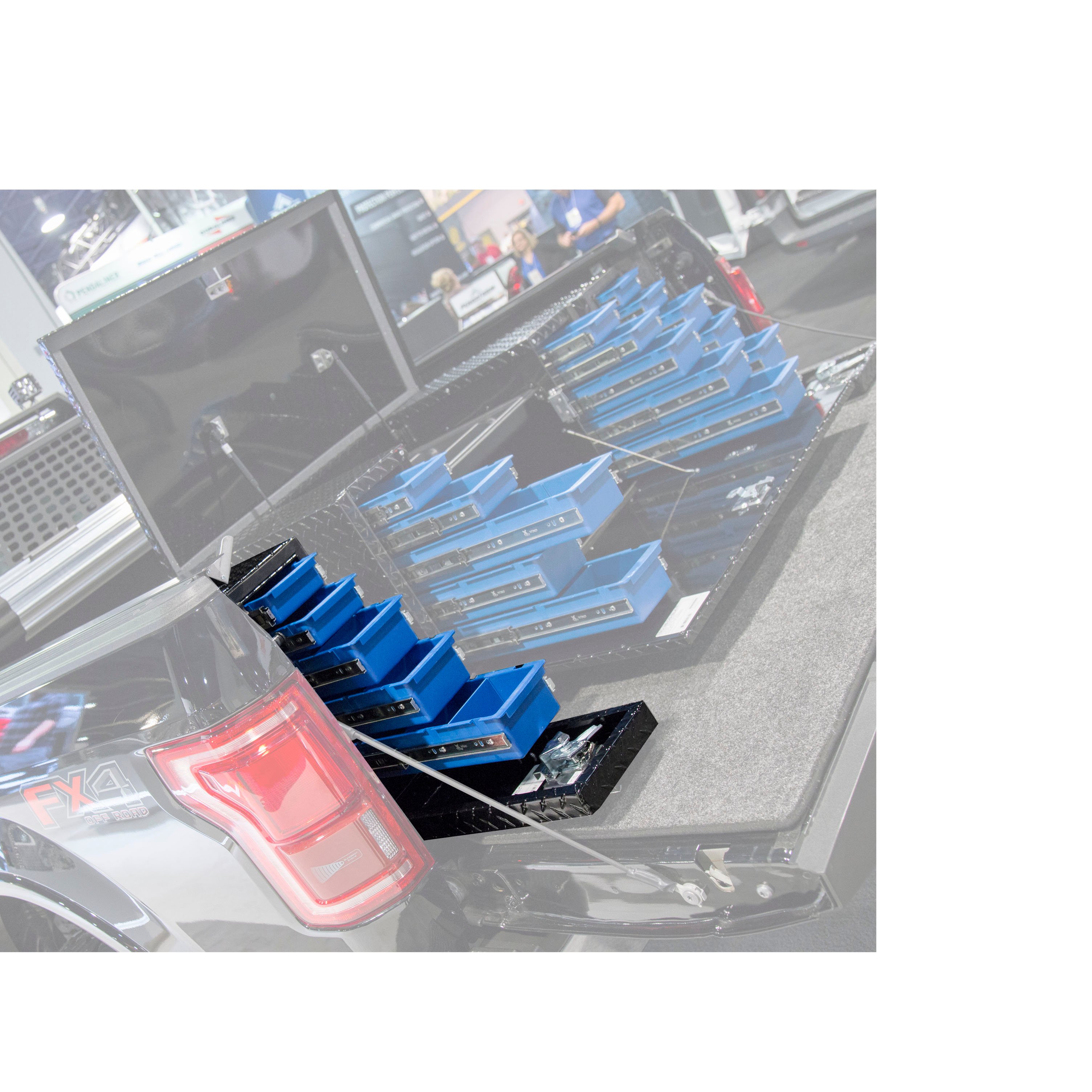 UWS Gloss Black Aluminum 18" Drawer Truck Tool Box DS-18-BLK thumbnail 8