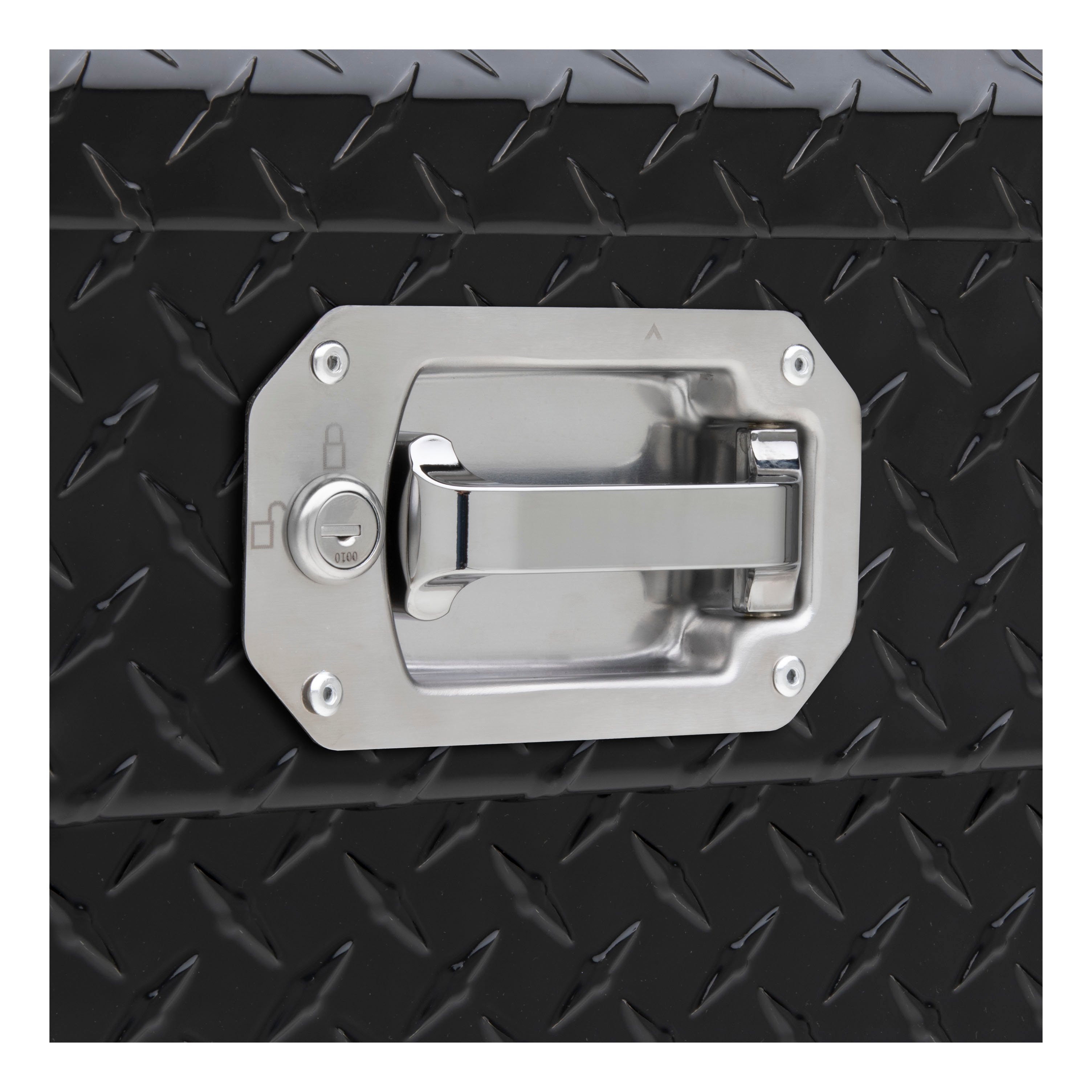 UWS Gloss Black 69" Truck Tool Box, Low Profile, Pull Handles TBS-69-LP-PH-B thumbnail 1