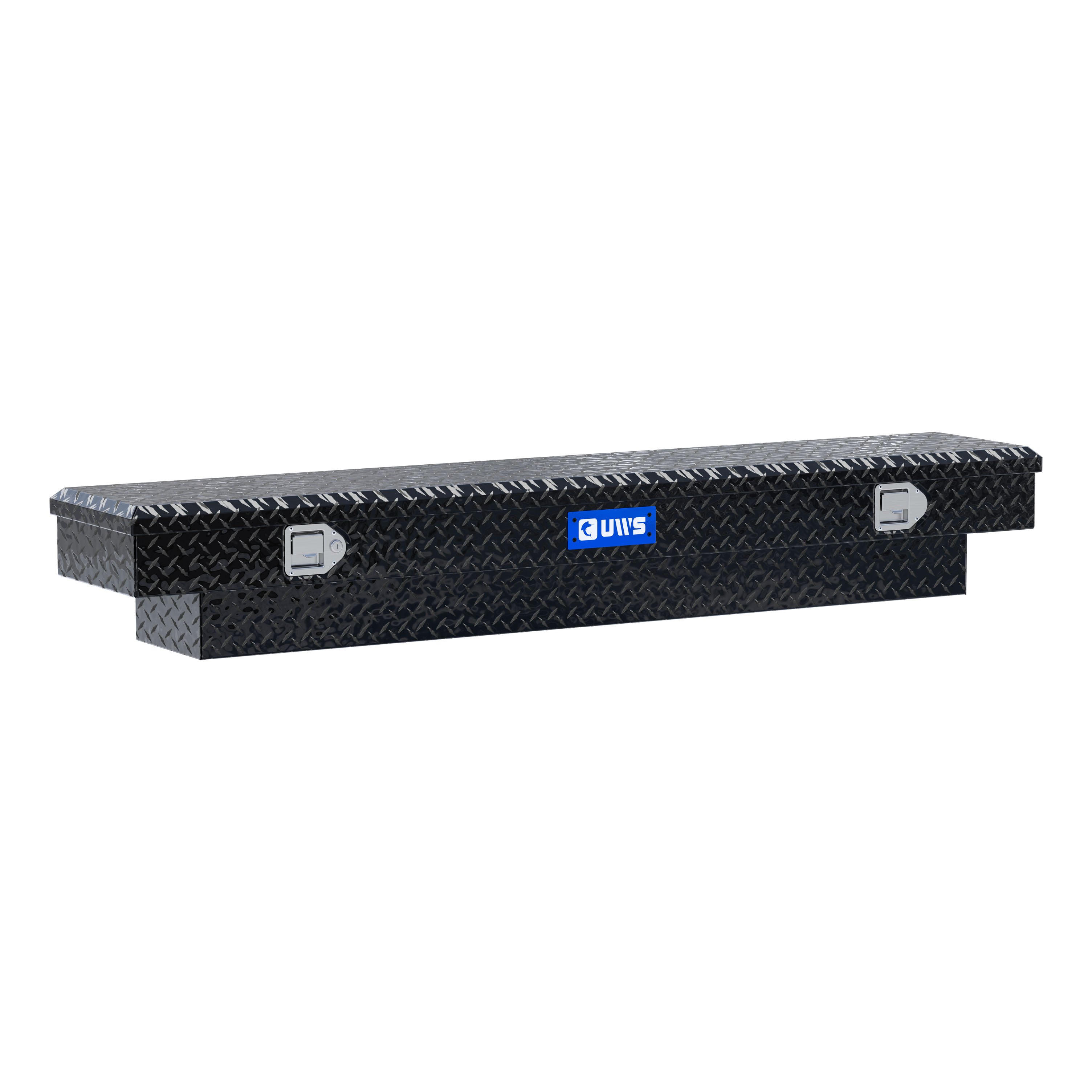 UWS Gloss Black Aluminum 69" Slim-Line Crossover Truck Tool Box TBS-69-SL-BLK thumbnail 0