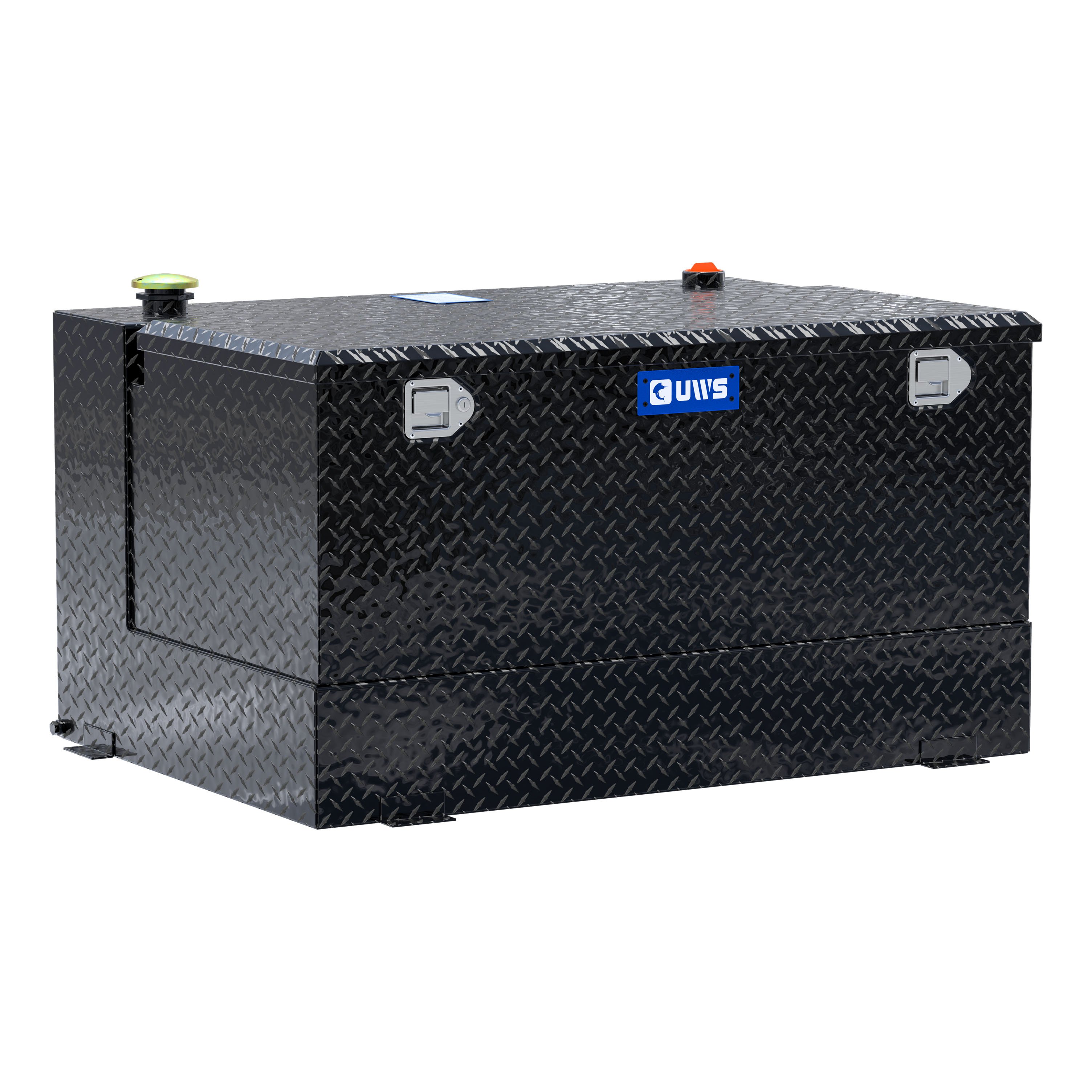 UWS Gloss Black 85-Gallon Combo Aluminum Transfer Tank TT-85-COMBO-BLK thumbnail 0