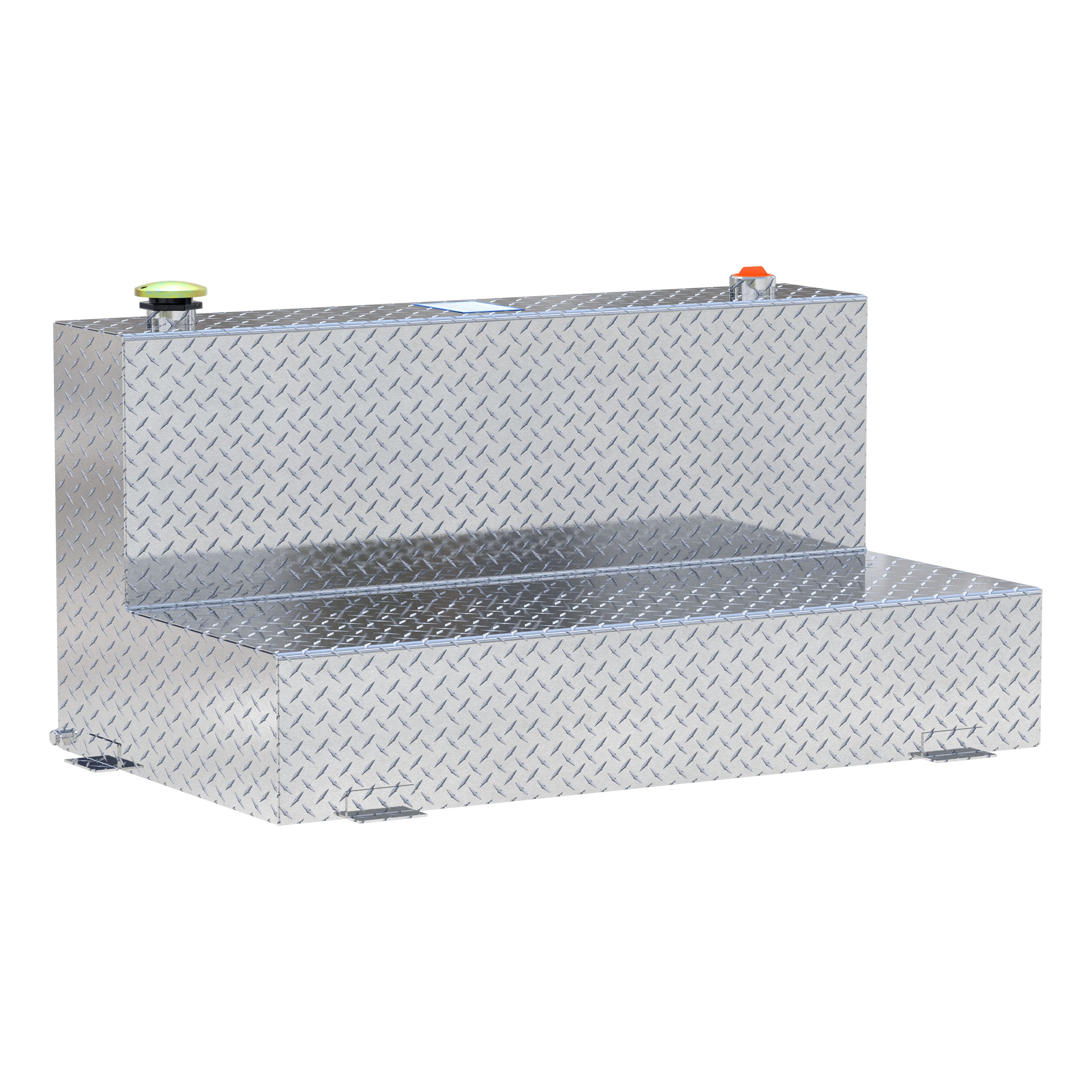 UWS 75-Gallon L-Shape Bright Aluminum Transfer Tank TT-75-L-T-P thumbnail 0