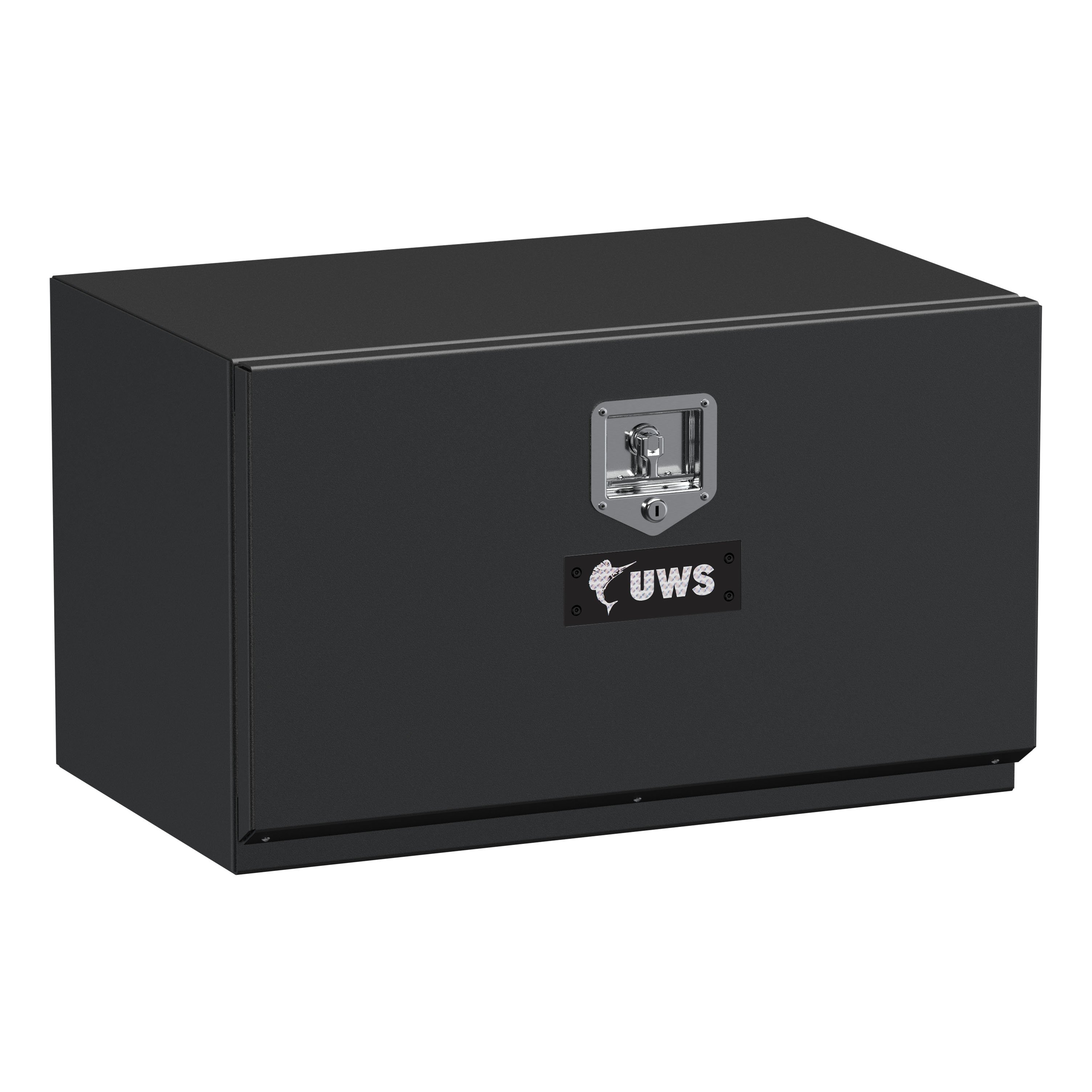 UWS Matte Black Steel 30" Single-Door Underbody Tool Box ST-TBUB-30-MB thumbnail 0