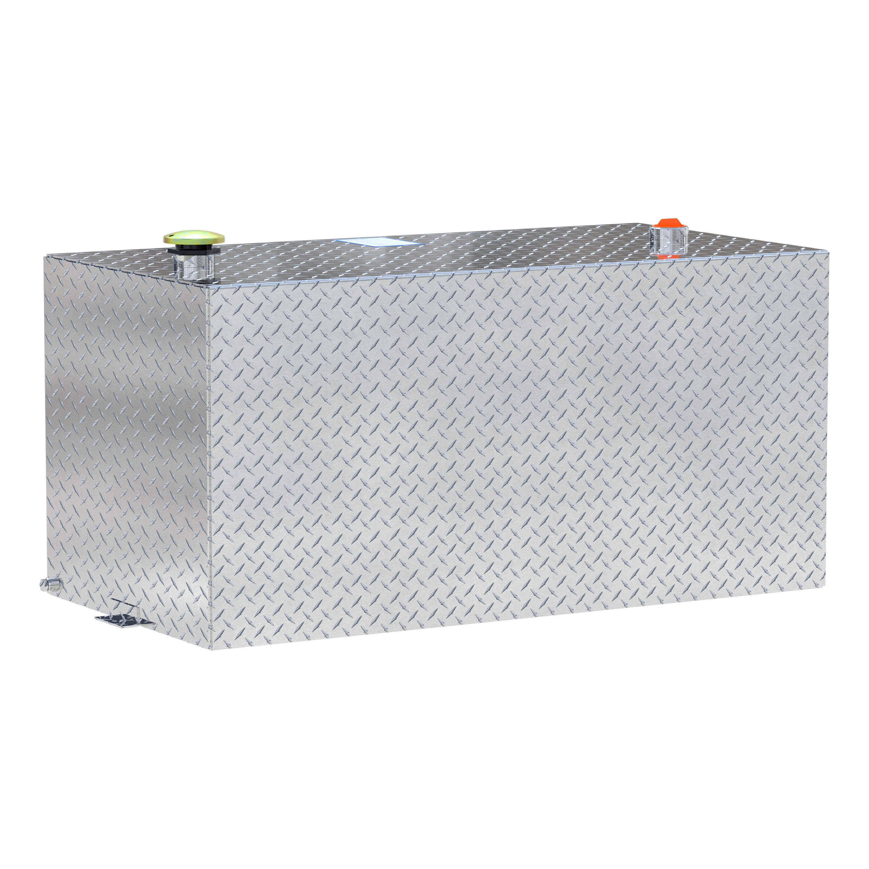 UWS 100-Gallon Rectangle Bright Aluminum Transfer Tank TT-100-RT-T-P thumbnail 0