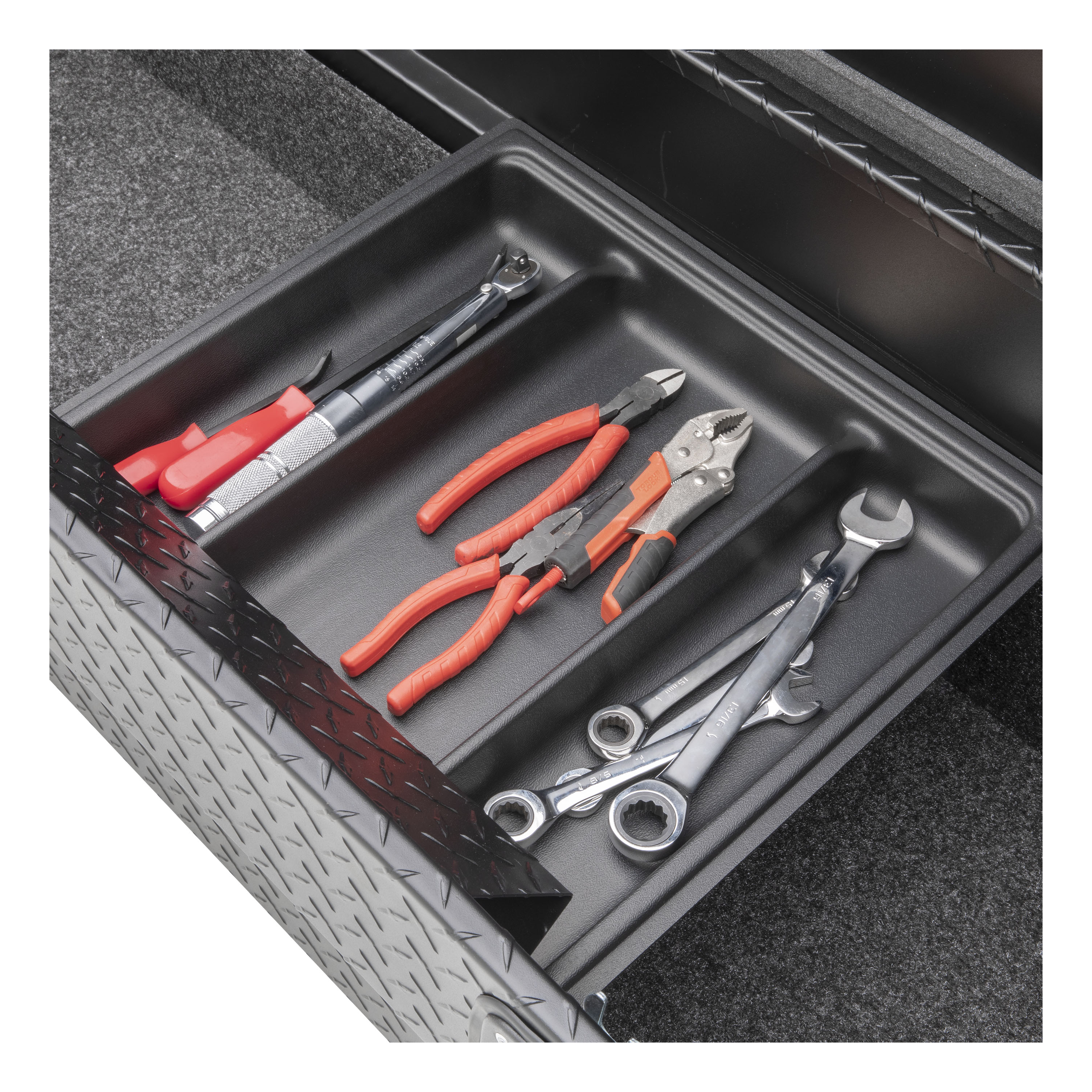 UWS Matte Black Aluminum 69" Secure Lock Tool Box with Low Profile (Heavy Packaging) EC50004 thumbnail 8