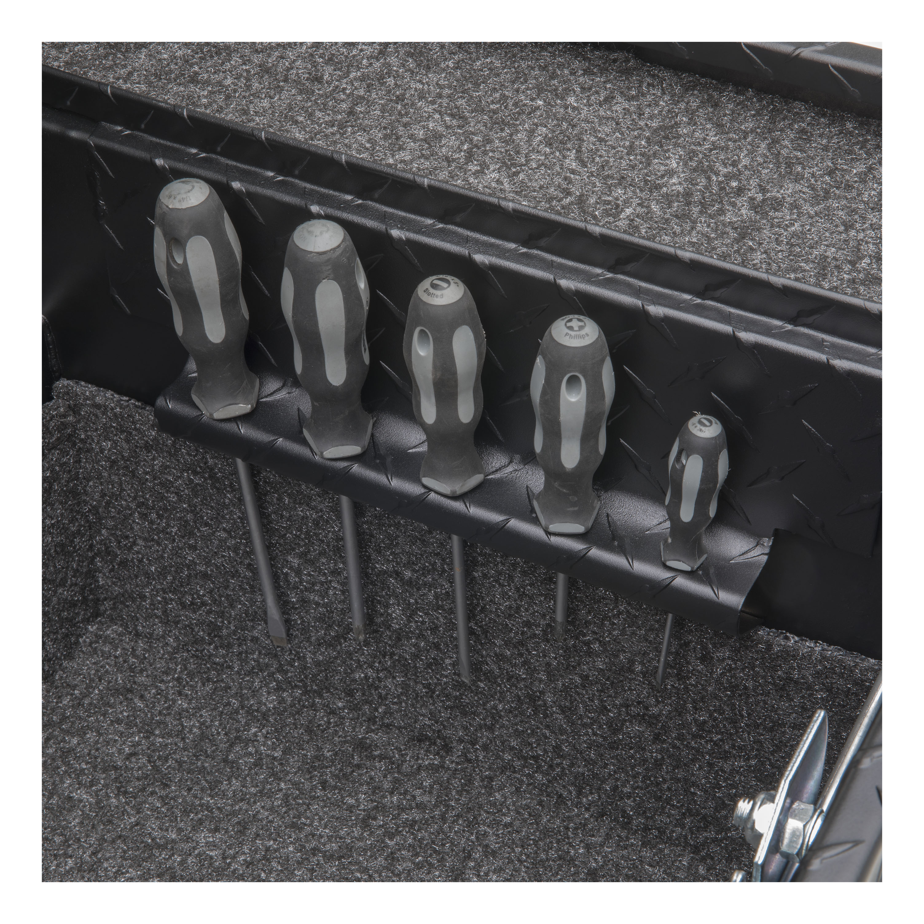UWS Matte Black Aluminum 69" Secure Lock Tool Box with Low Profile (Heavy Packaging) EC50004 thumbnail 9