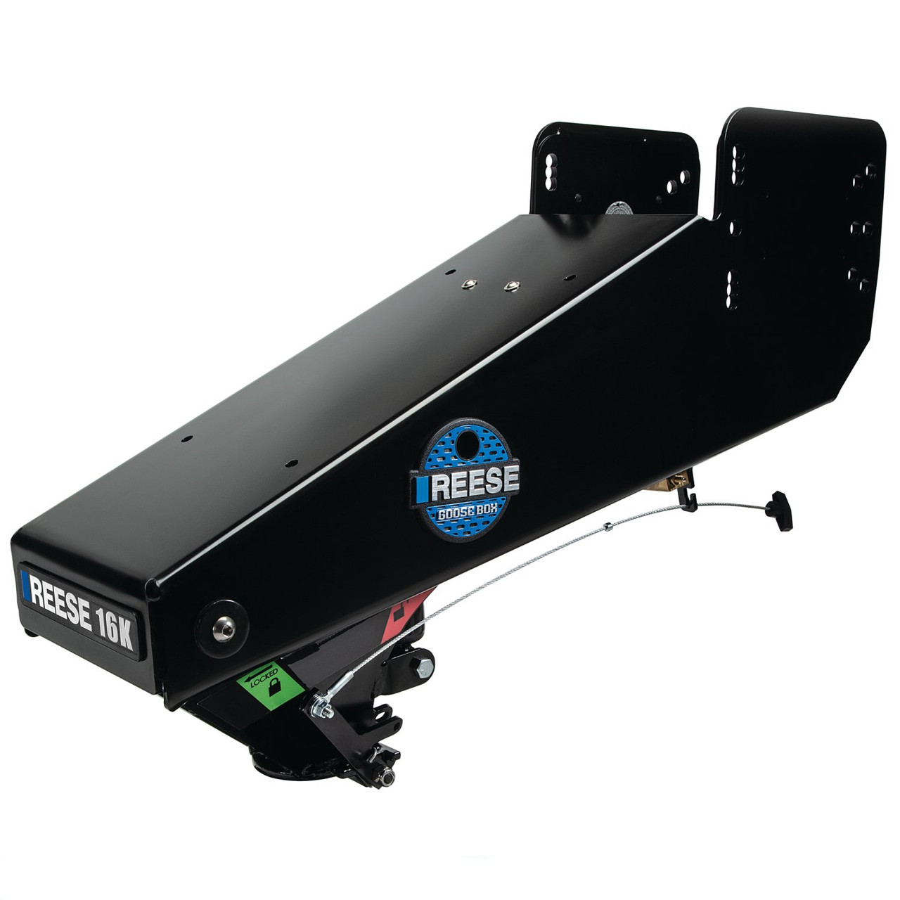 Reese 16,000 lbs Goose Box  5th Wheel Pin Box, Air Ride, Fits Lippert (1621, 1716, 0719), Fabex PB 600 Series thumbnail 0