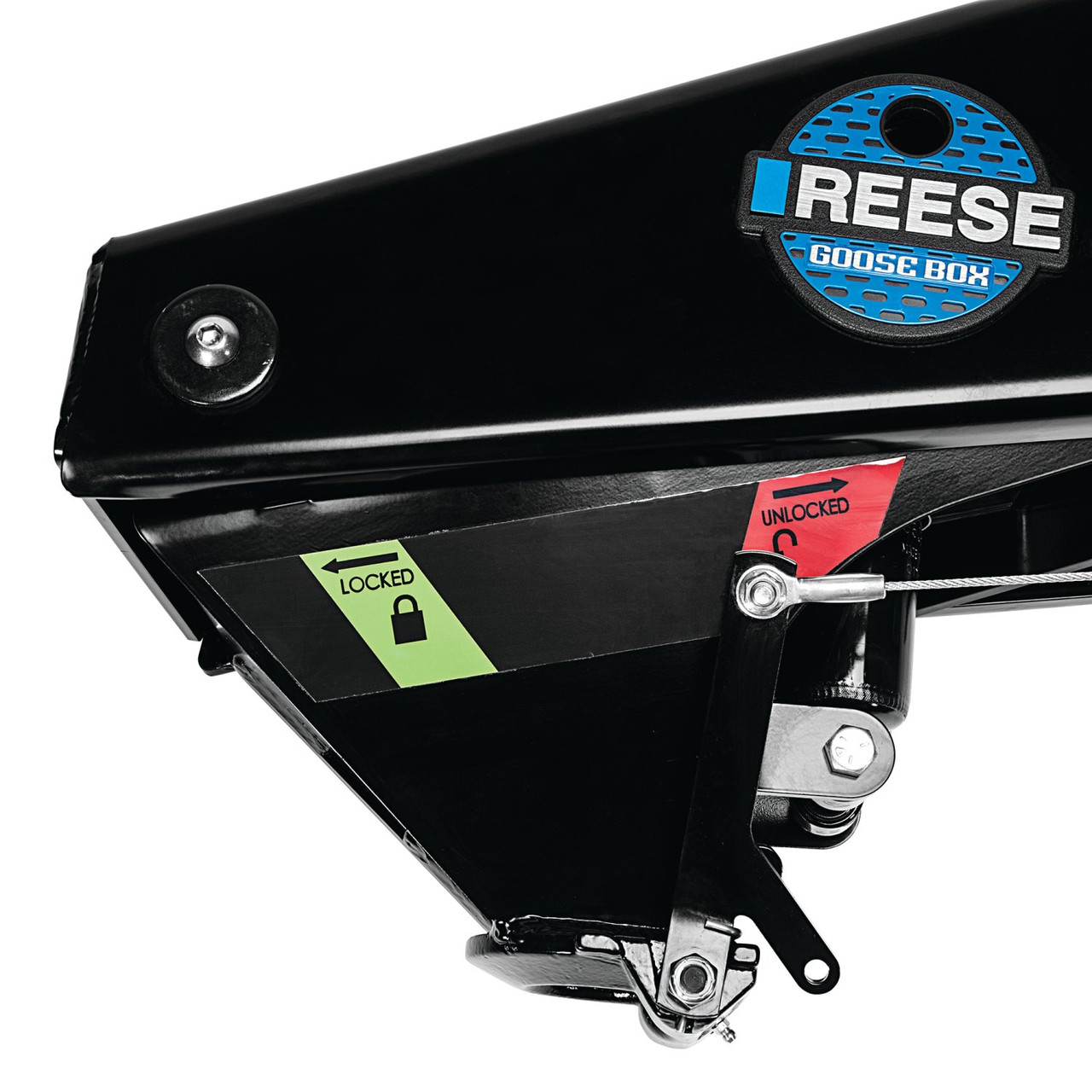 Reese 16,000 lbs Goose Box  5th Wheel Pin Box, Air Ride, Fits Lippert (1621, 1716, 0719), Fabex PB 600 Series thumbnail 3