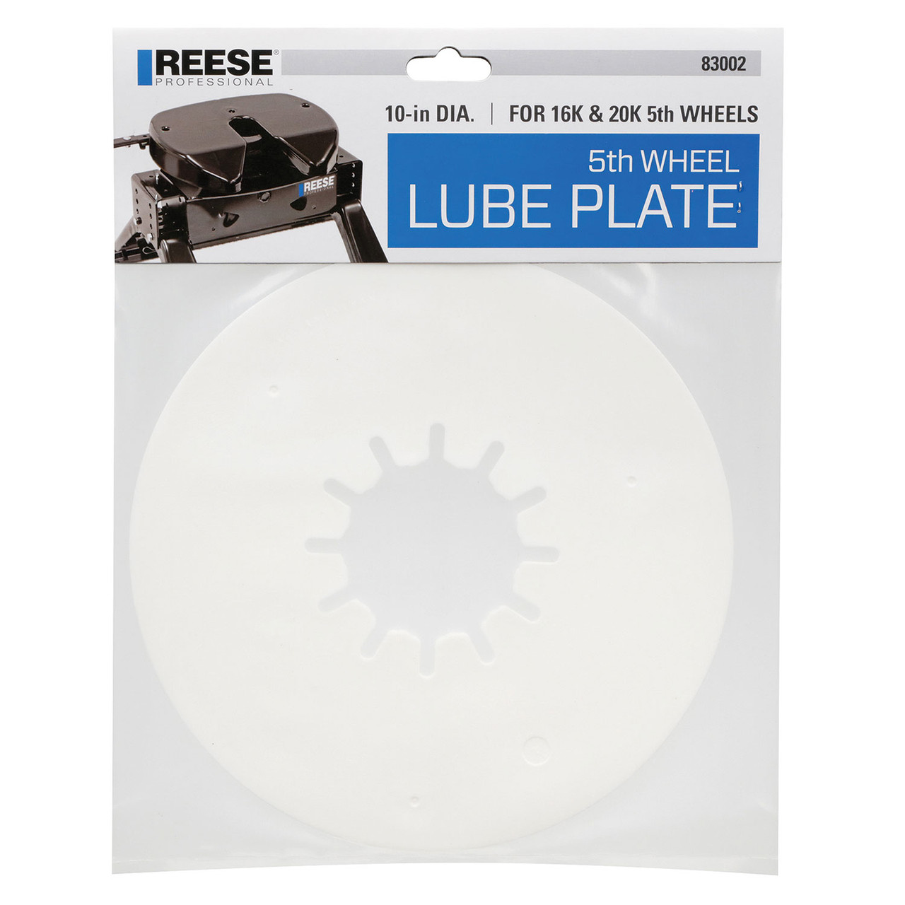 Reese Fifth Wheel 10 in. Round Lube Plate, 3/16 in. Thick thumbnail 5