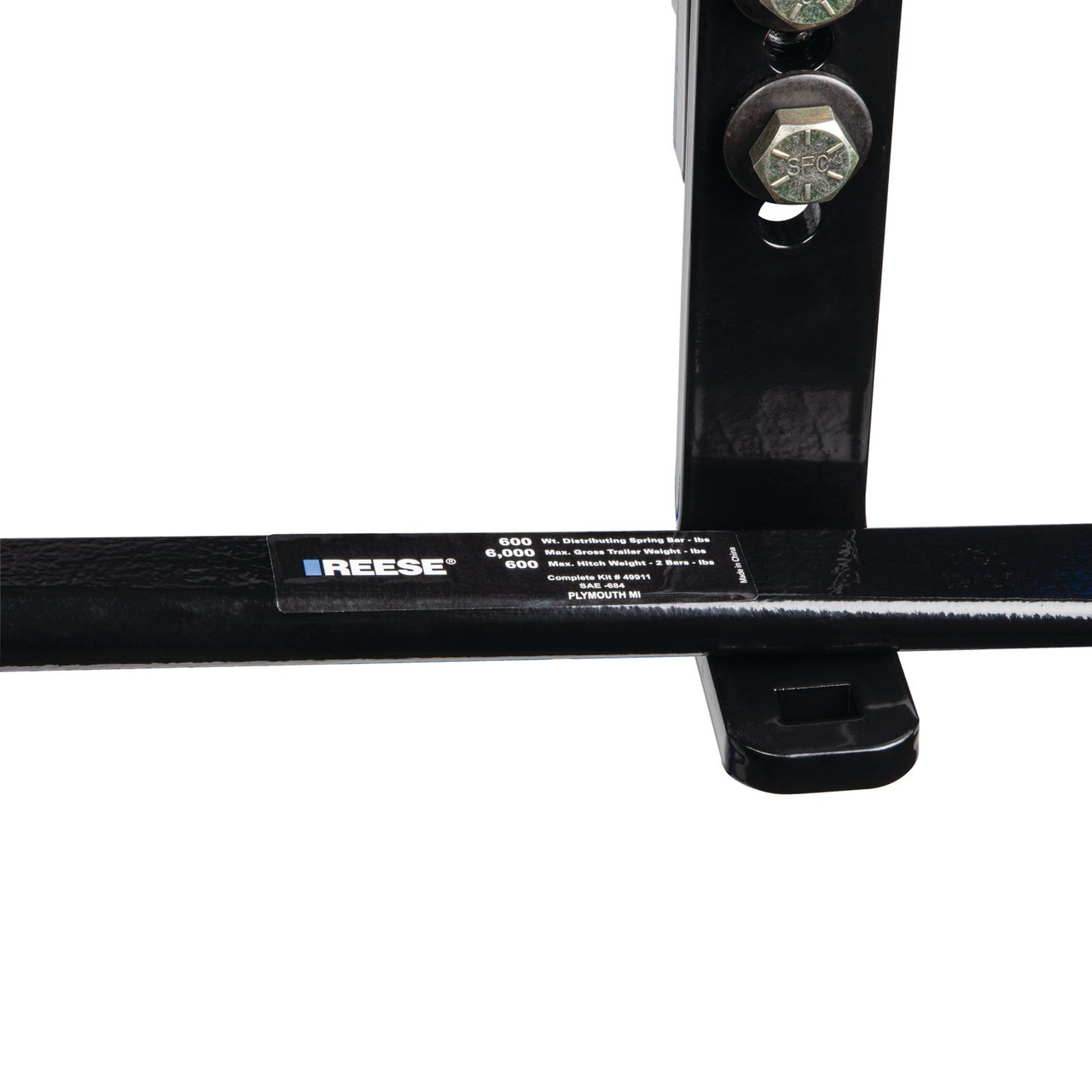 Reese Integrated Sway Control Weight Distribution Kit, 11,500 lbs. Capacity, Shank Included thumbnail 4