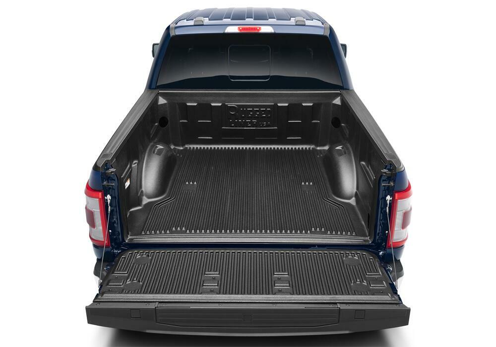 21-25 F-150 5'7" (Includes Lightning) Bed - Rugged Liner Under Rail Bedliner  w/ Pro Power Onboard F55U21 thumbnail 8