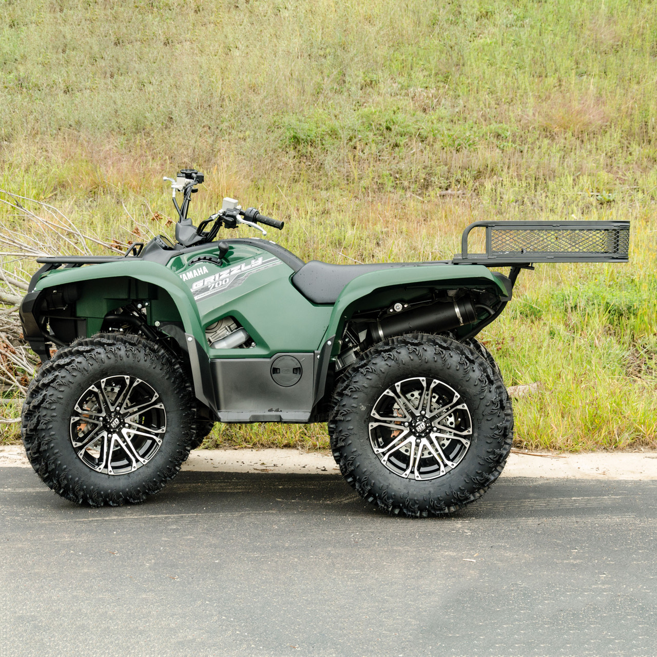 CURT 41" x 26" Black Steel Universal ATV Cargo Carrier Receiver Hitch Mounted Cargo Carrier thumbnail 6