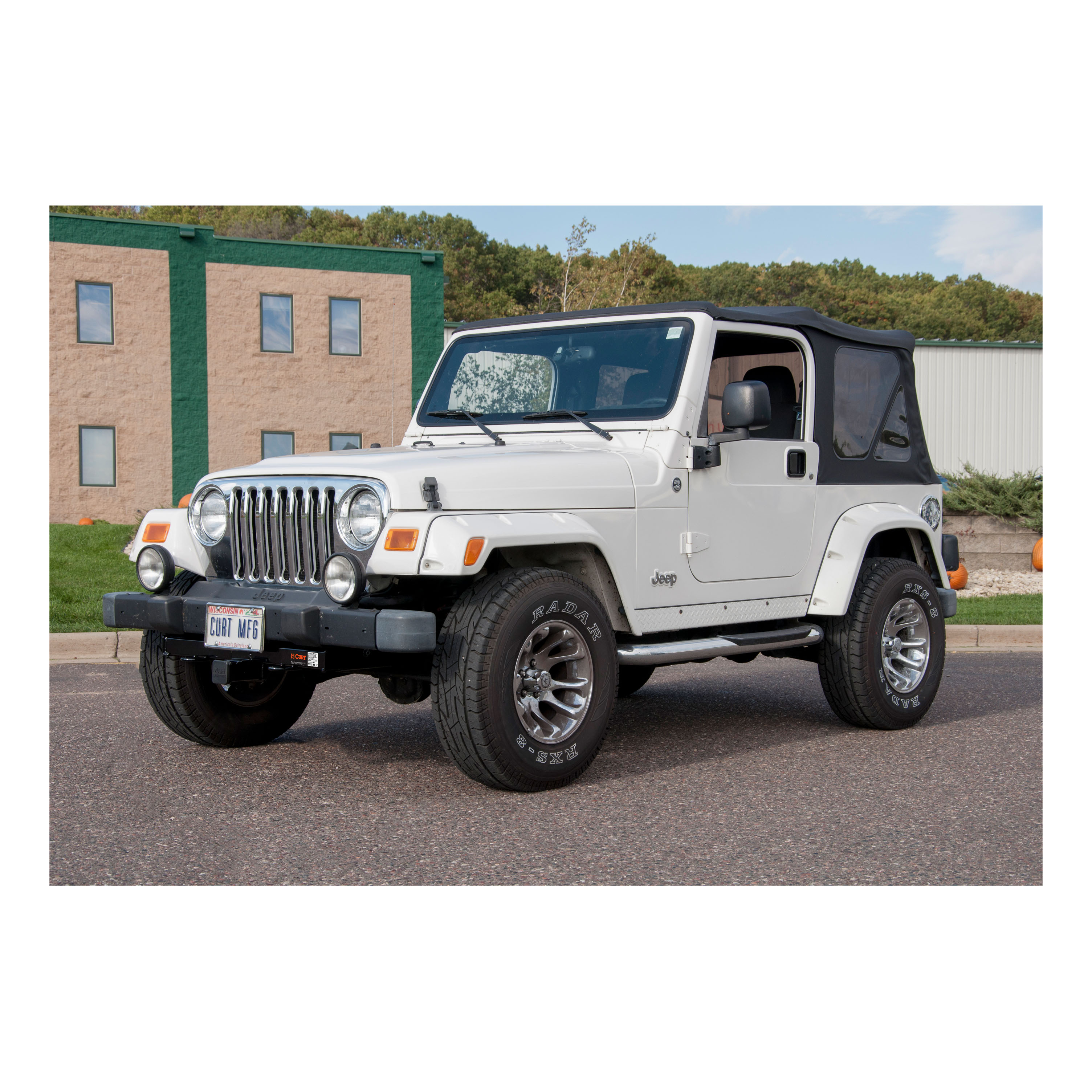 CURT 2" Front Receiver Hitch, Select Jeep Wrangler TJ (Drilling Required) Trailer Hitch thumbnail 7