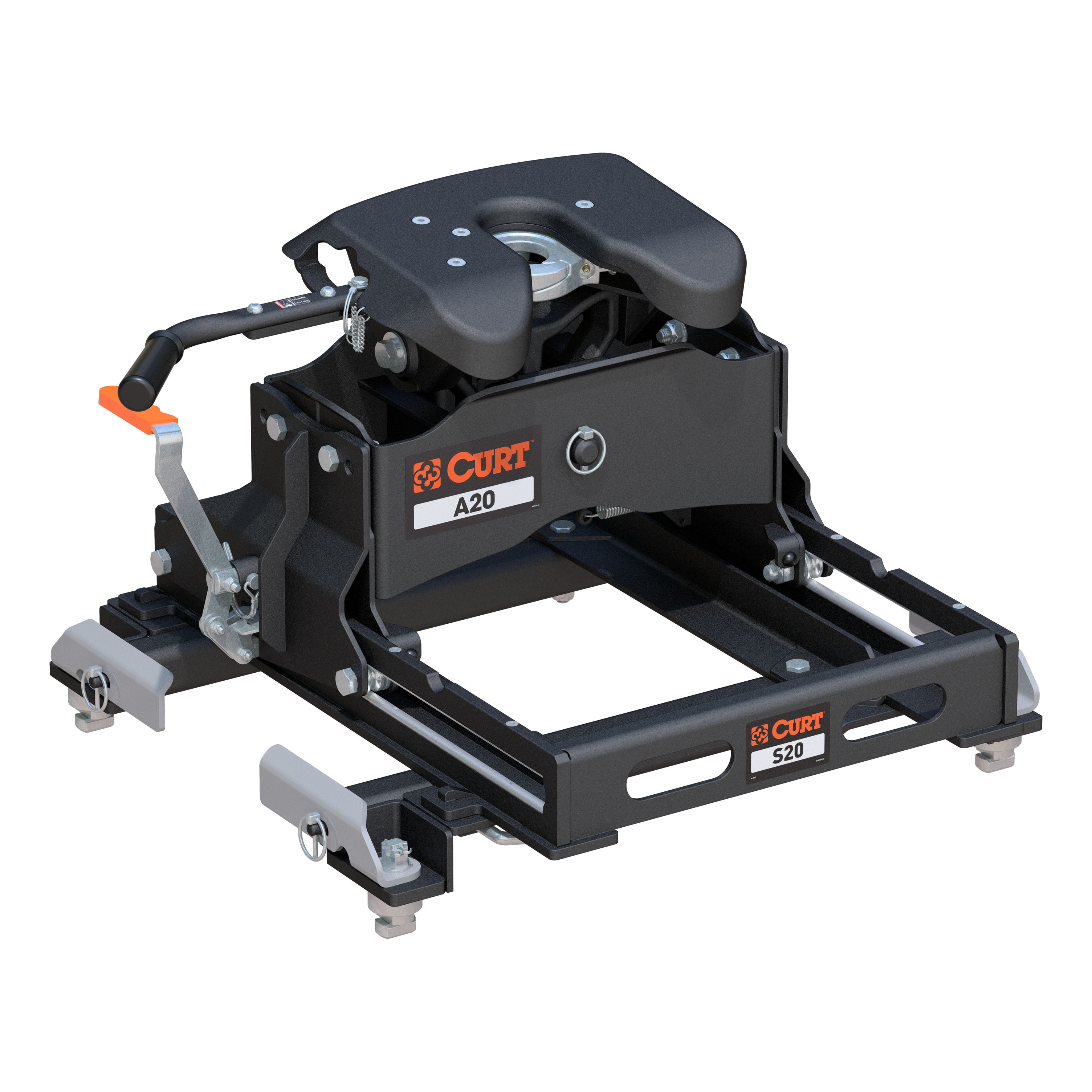 CURT 20K, A20 Sliding 5th Wheel Hitch, 20K, Select Silverado, Sierra, 6.5' Bed Puck System thumbnail 0