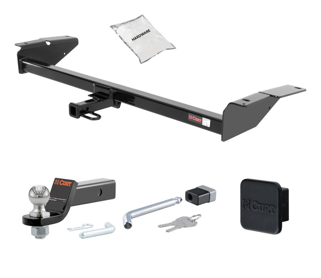 79 - 86 Mercury   Wagon 1.25in. CURT Trailer Hitch + Ball Mount + Cover + Lock Kit by CURT HWA1930 thumbnail 0
