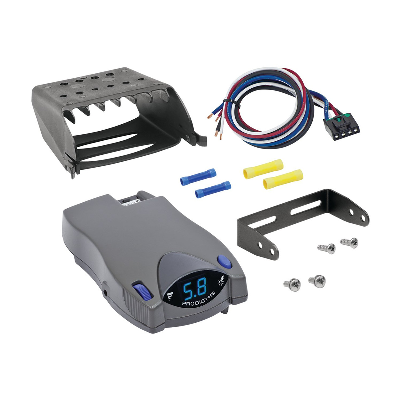 2000-2002 GMC Yukon XL 2500 Tekonsha Prodigy P2 Proportional Brake Controller for Trailers with 1 to 4 Axles Gray 90885 thumbnail 7