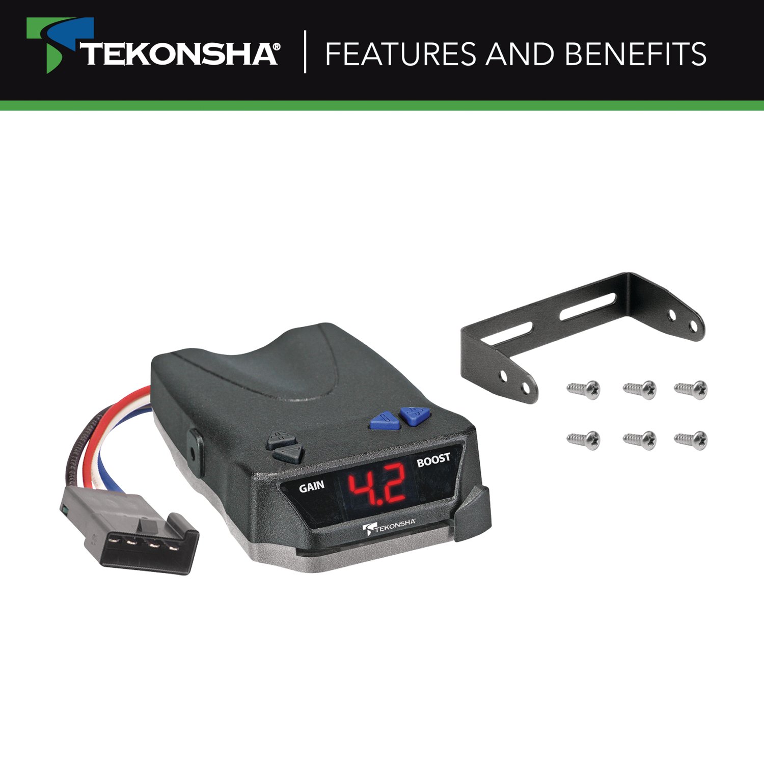 2020-2025 Hyundai Palisade BRAKE?EVN Proportional Brake Controller for Trailers with 1?4 Axles, Black 8508220 thumbnail 5