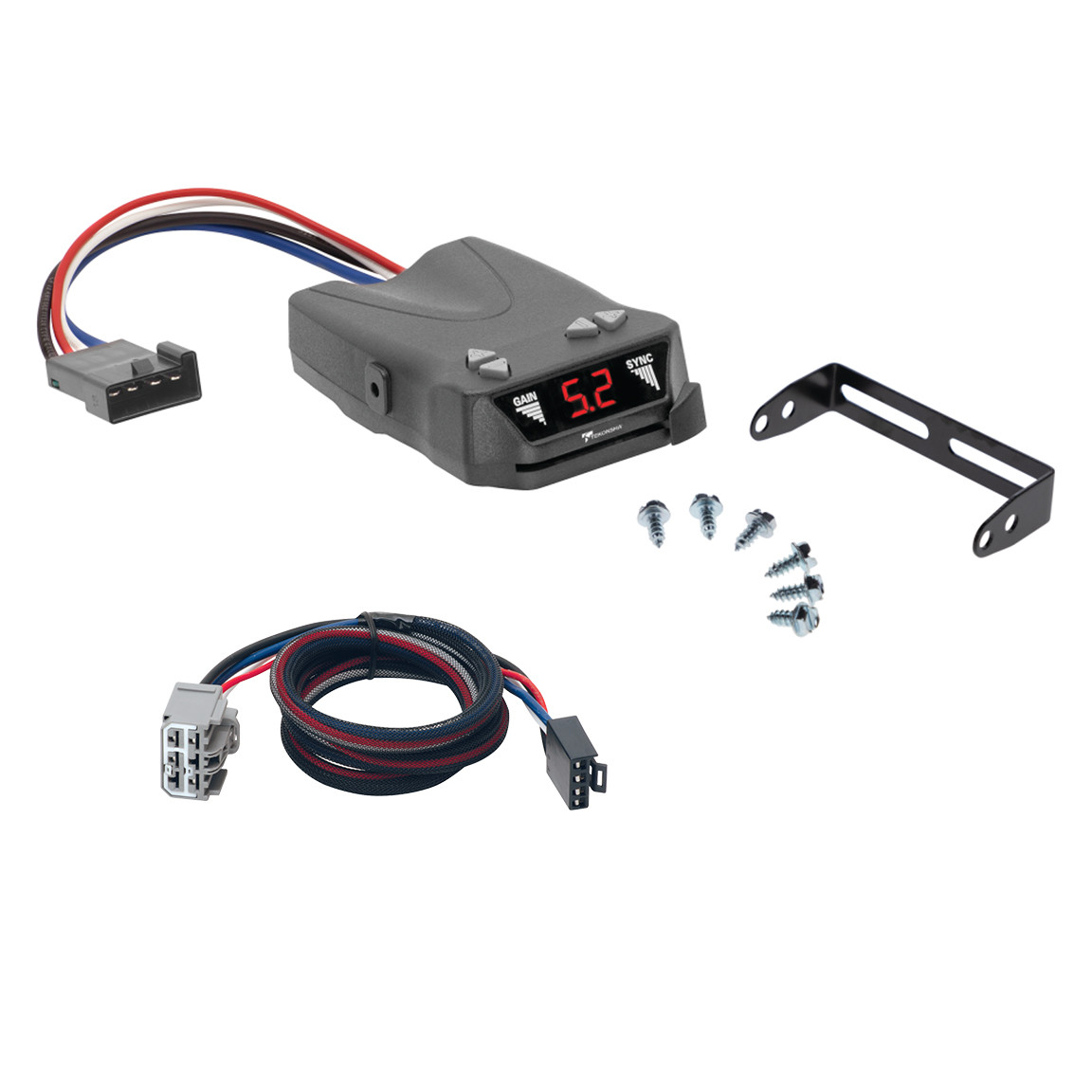 2017-2017 GMC Acadia Limited Tekonsha Brakeman IV Time Delay Brake Controller for Trailers with 1 to 4 Axles Black 8507120 thumbnail 0