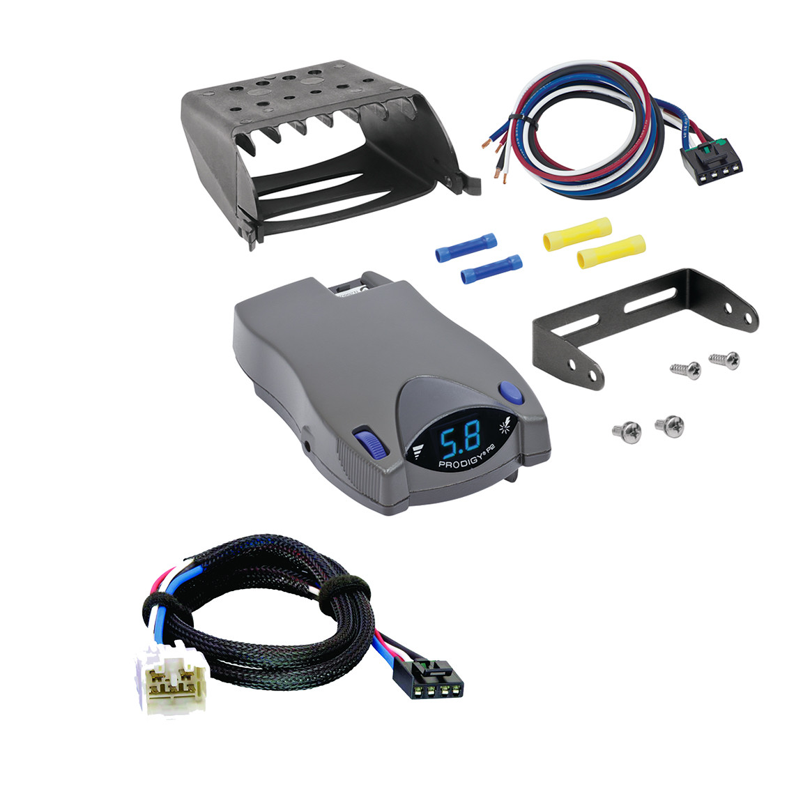 2003-2014 Toyota Tundra Tekonsha Prodigy P2 Proportional Brake Controller for Trailers with 1 to 4 Axles Gray 90885 thumbnail 0