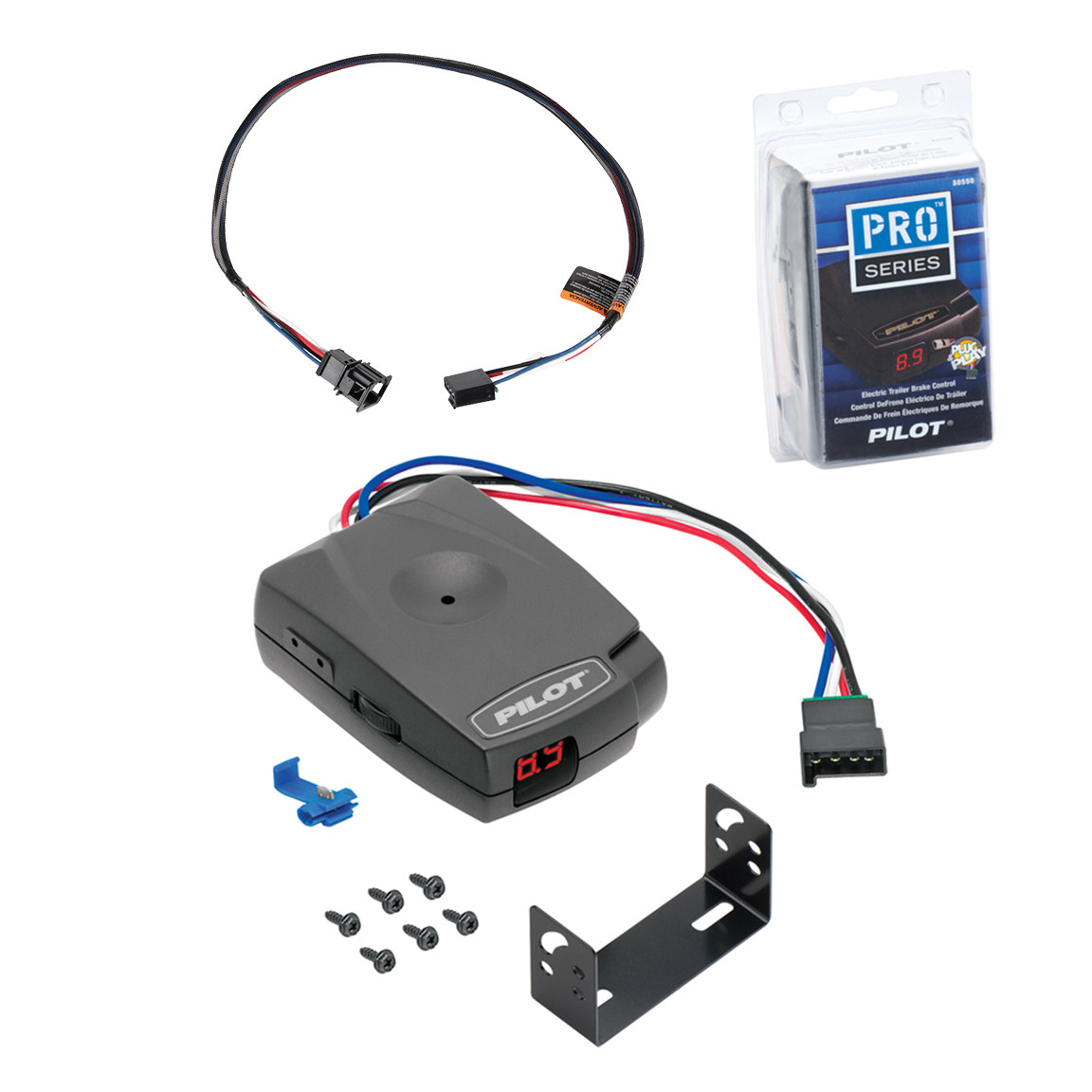 2008-2024 Porsche Cayenne Tekonsha Pilot Trailer Time Delay Brake Controller for Trailers with 1 to 3 Axles 80550 thumbnail 0