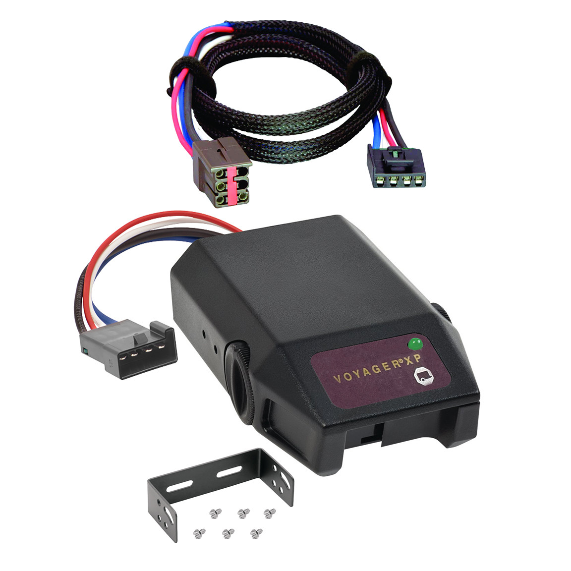 1992-2008 Ford E-350 Econoline Raybestos Voyager XP Proportional Brake Controller for Trailers with 1 to 4 Axles Black 761-9035 thumbnail 0