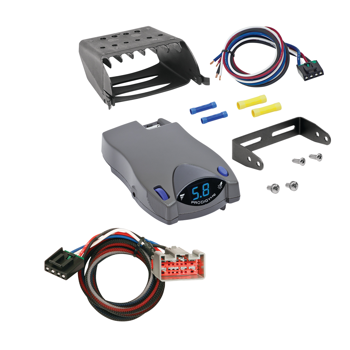 2021-2026 Ford Bronco Prodigy P2 Proportional Brake Controller for Trailers with 1?4 Axles, Gray 90885 thumbnail 0