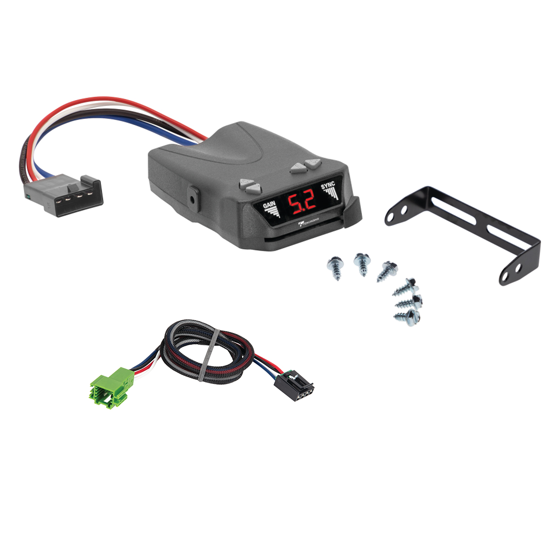 2017-2023 Mercedes-Benz GLS450 Tekonsha Brakeman IV Time Delay Brake Controller for Trailers with 1 to 4 Axles Black 8507120 thumbnail 0