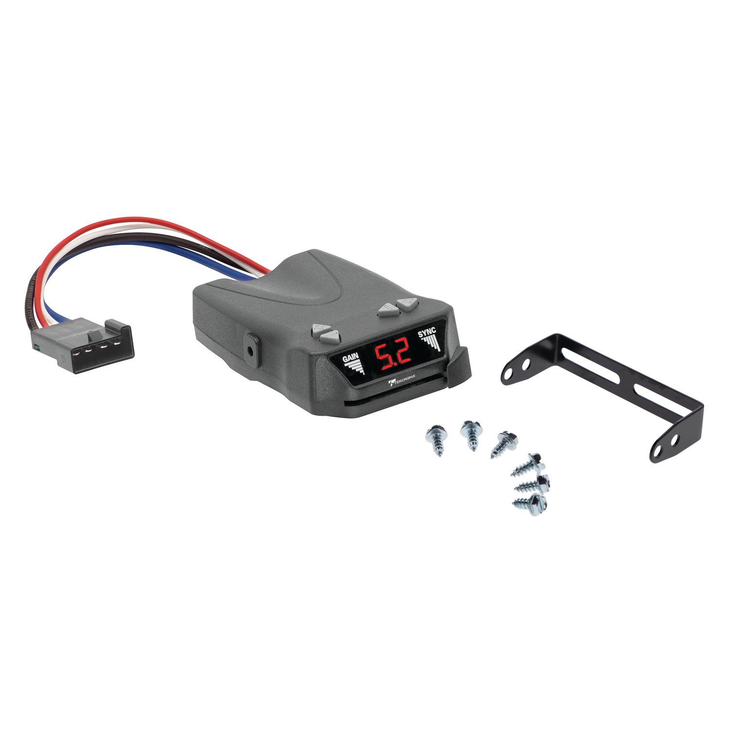 2017-2023 Mercedes-Benz GLS450 Tekonsha Brakeman IV Time Delay Brake Controller for Trailers with 1 to 4 Axles Black 8507120 thumbnail 7