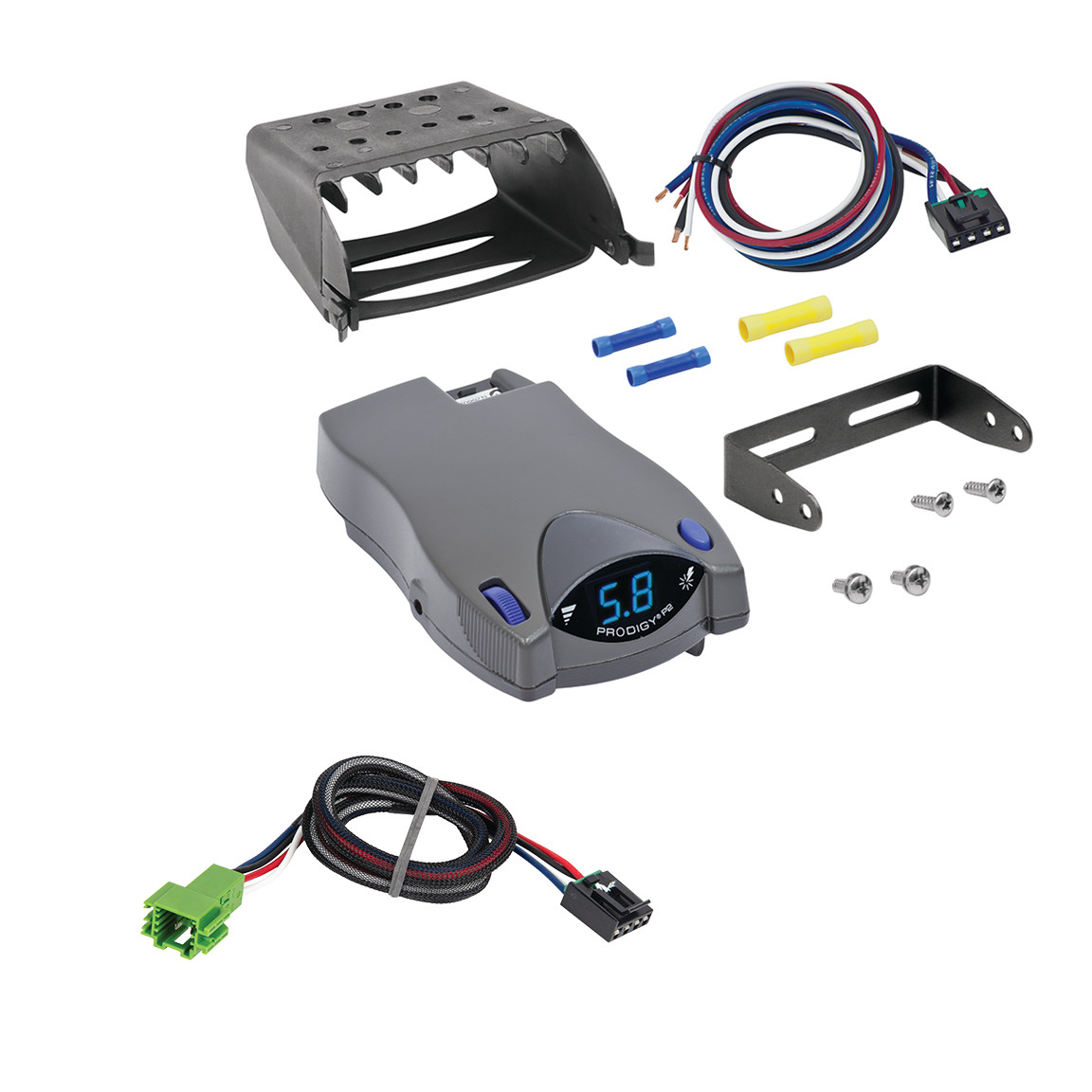 2017-2019 Mercedes-Benz GLS550 Tekonsha Prodigy P2 Proportional Brake Controller for Trailers with 1 to 4 Axles Gray 90885 thumbnail 0