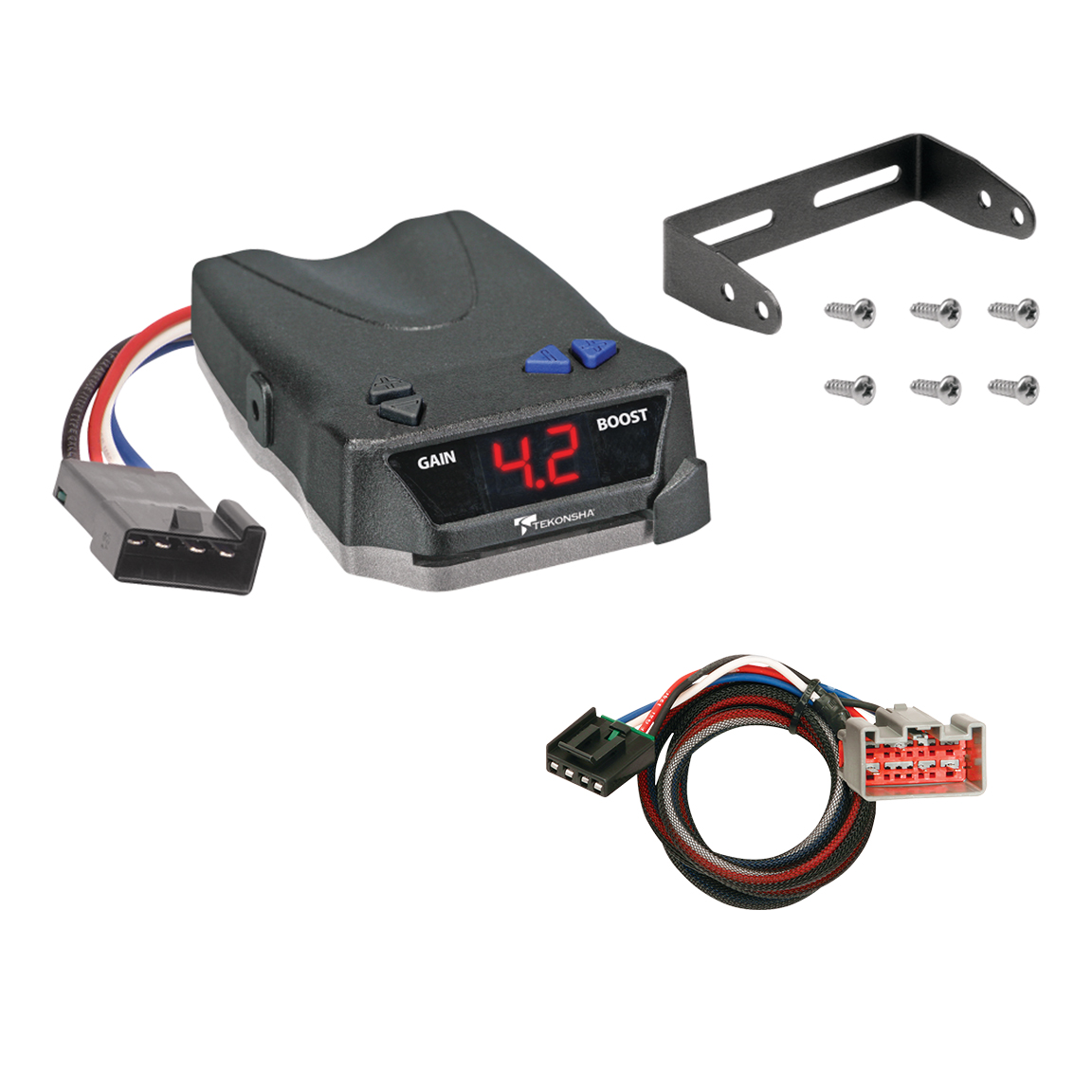 2017-2026 Ford F-250 Super Duty BRAKE?EVN Proportional Brake Controller for Trailers with 1?4 Axles, Black 8508220 thumbnail 0