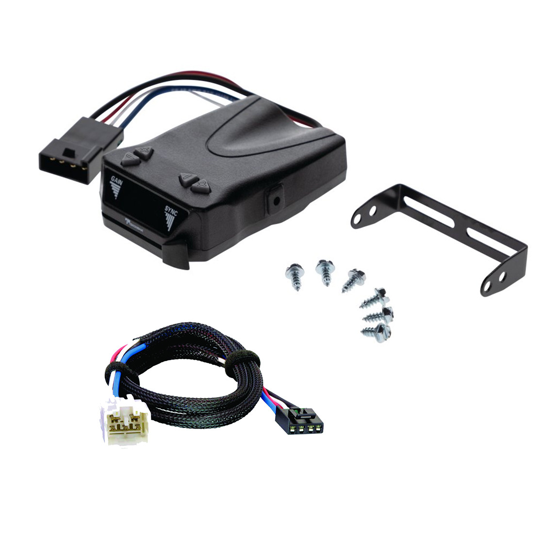 2008-2011 Lexus LX570 Reese Towpower Brakeman IV Time Delay Brake Controller for Trailers with 1 to 4 Axles Black 8507111 thumbnail 0