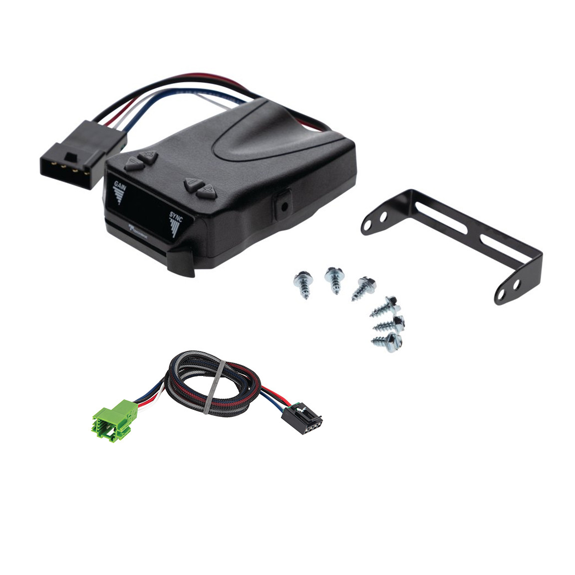 2017-2023 Mercedes-Benz GLS450 Reese Towpower Brakeman IV Time Delay Brake Controller for Trailers with 1 to 4 Axles Black 8507111 thumbnail 0